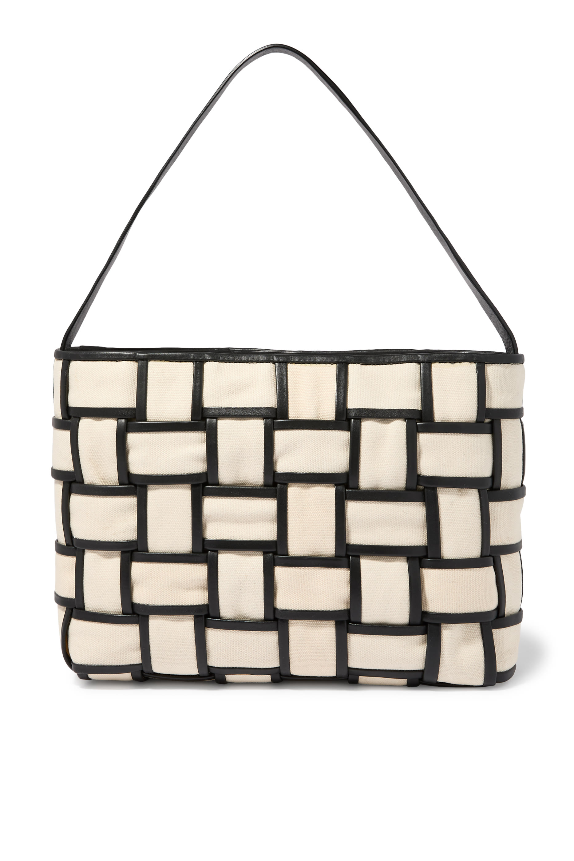 Border Woven Mini Tote