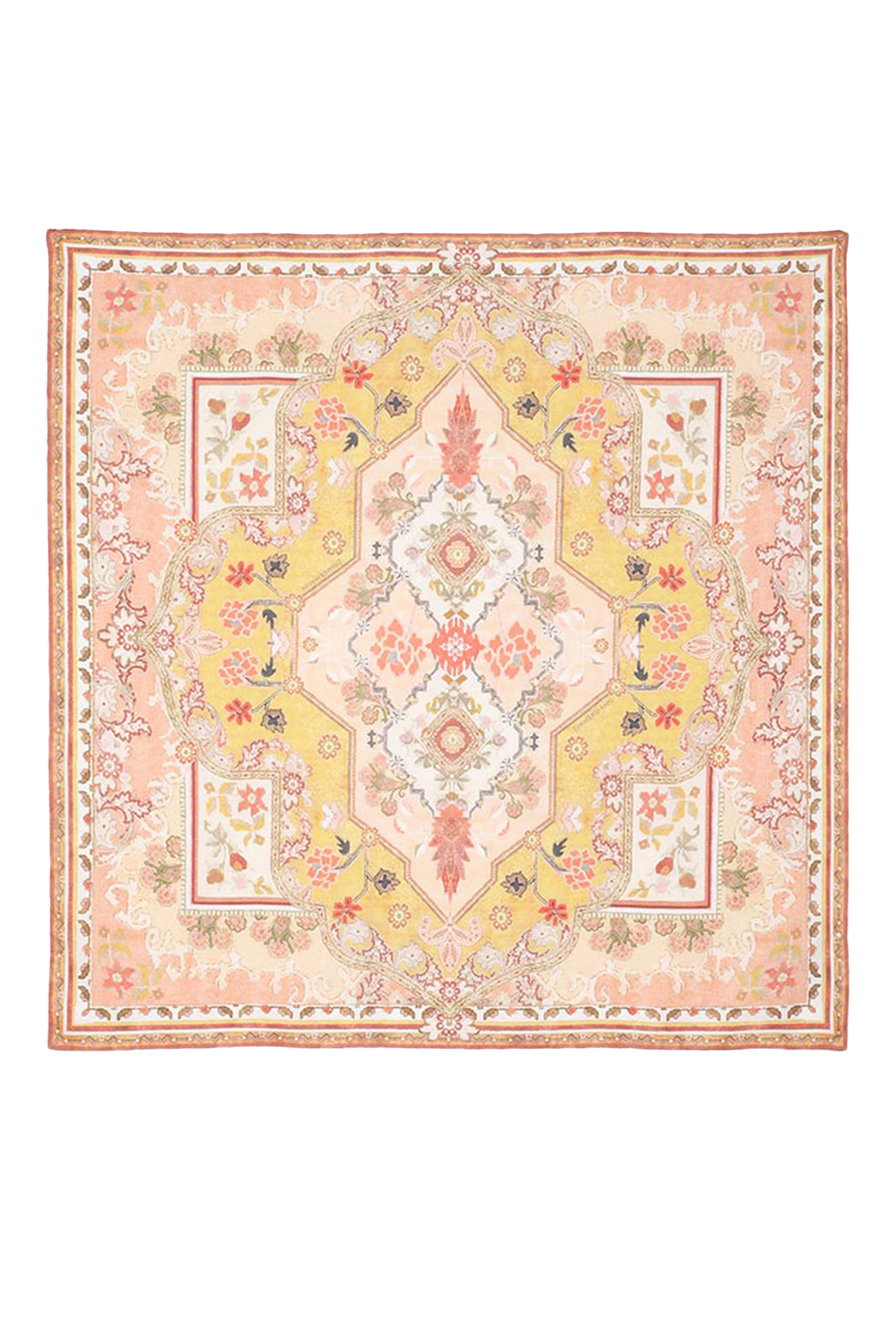 وشاح مربع حرير بطبعات