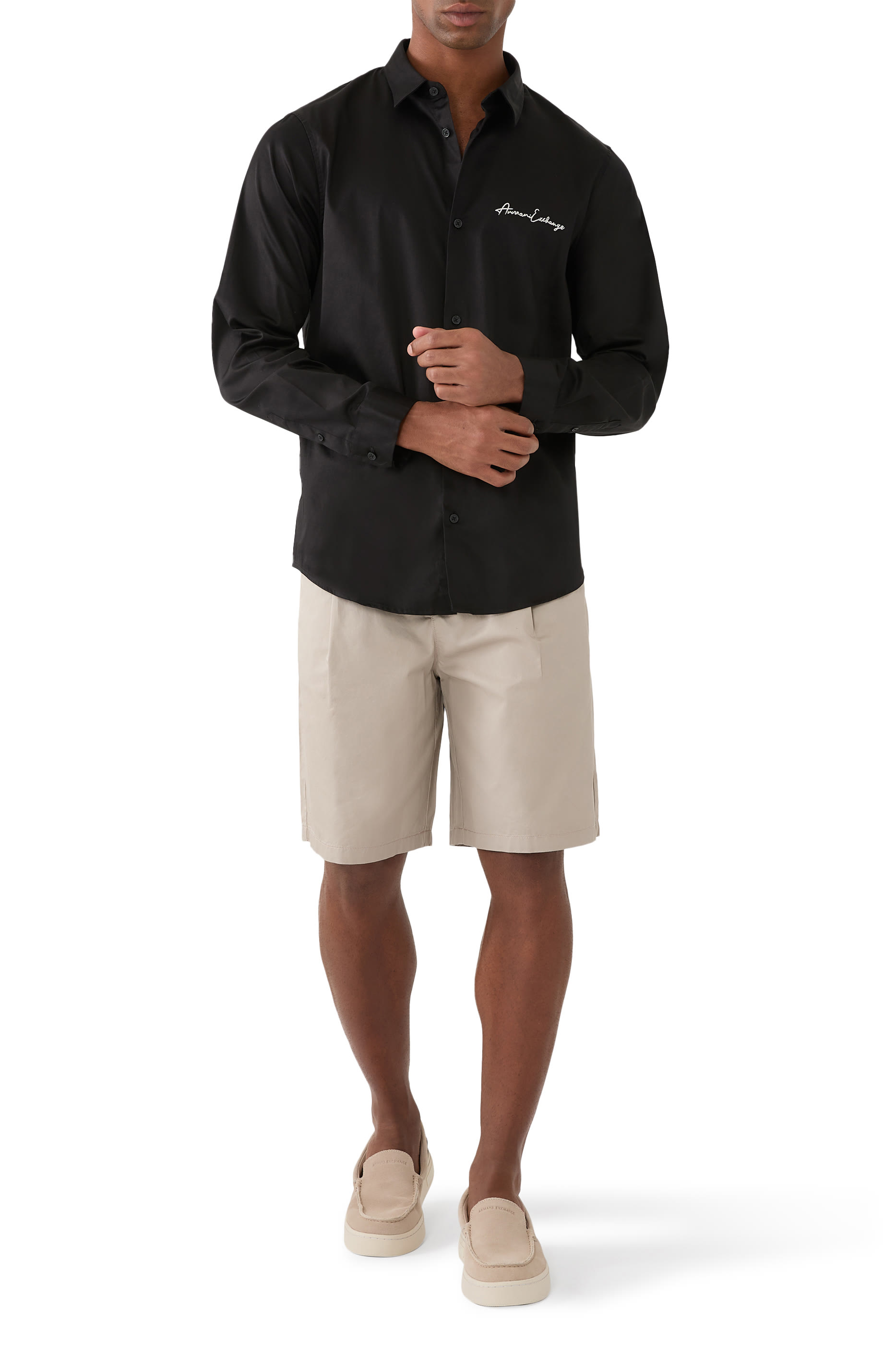 شورت برمودا بطيات قطن