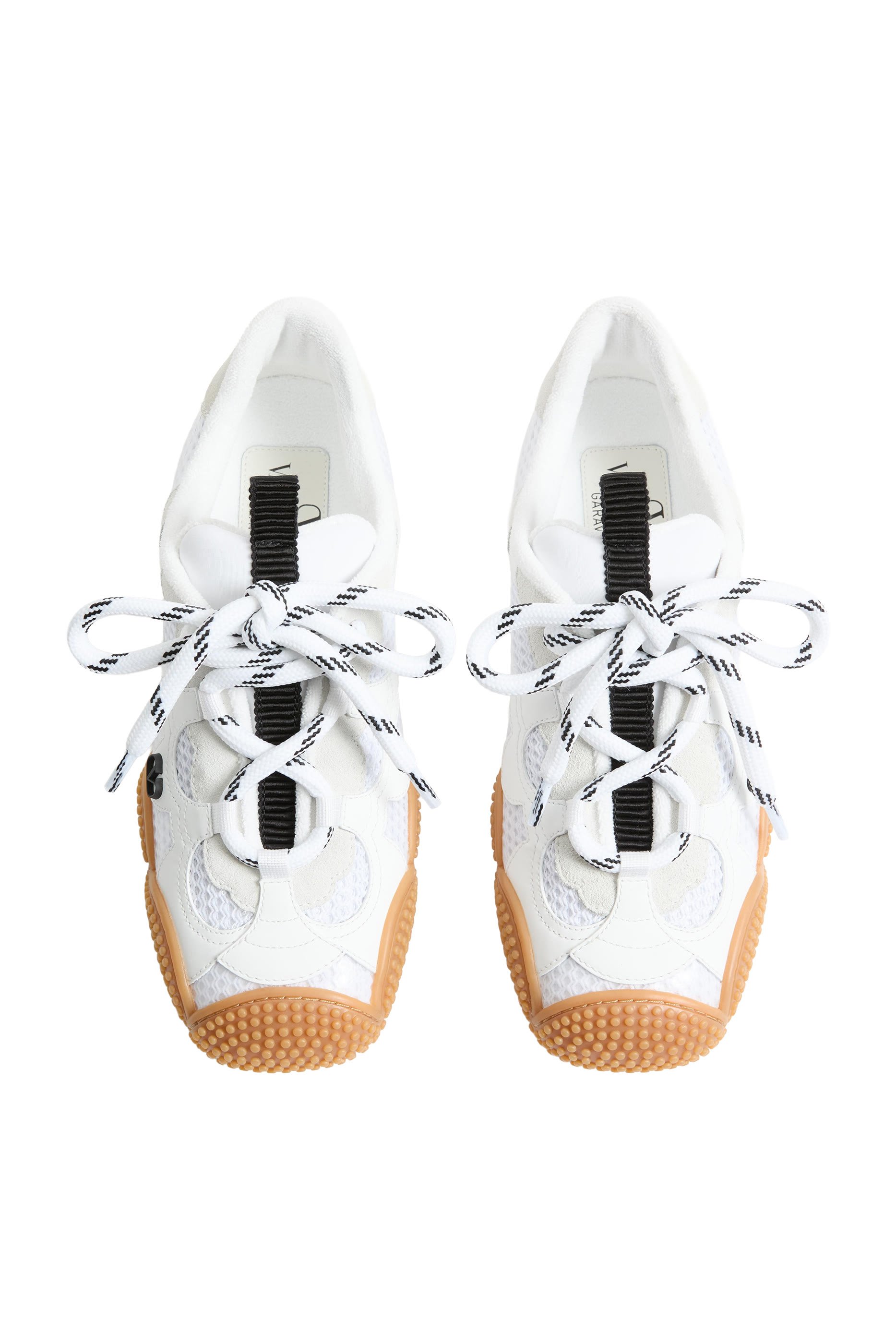 سنيكرز أمفيبيا جلد عجل مطاطي وجلد مقسم