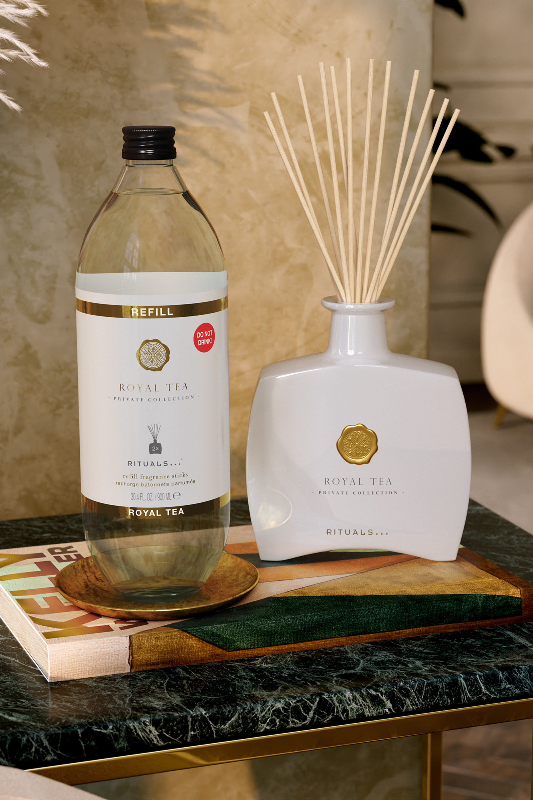 عبوة إعادة ملء موزع عطر رويال تي برايفت كولكشن