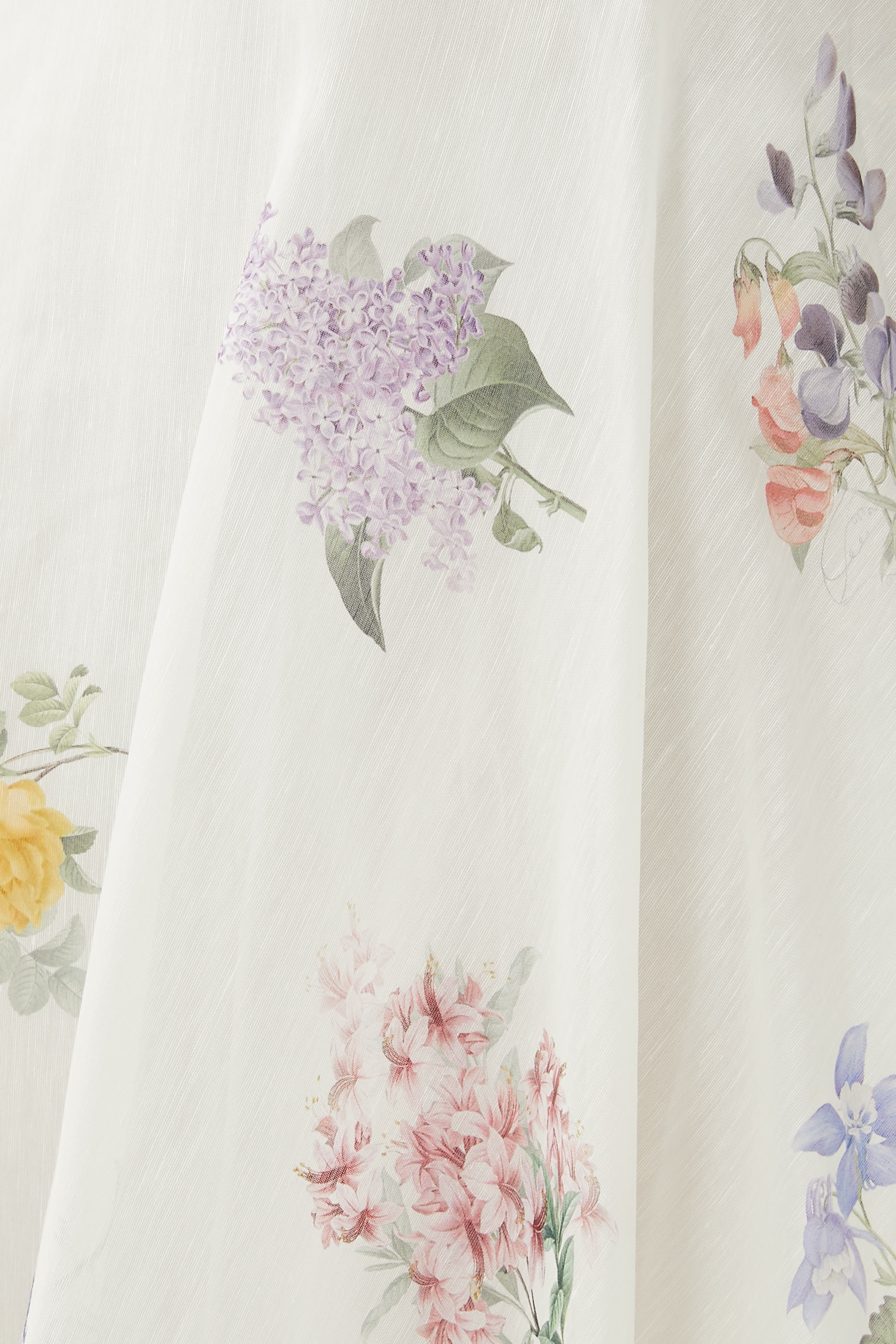 تنورة ناتورا طويلة بنقشة زهور