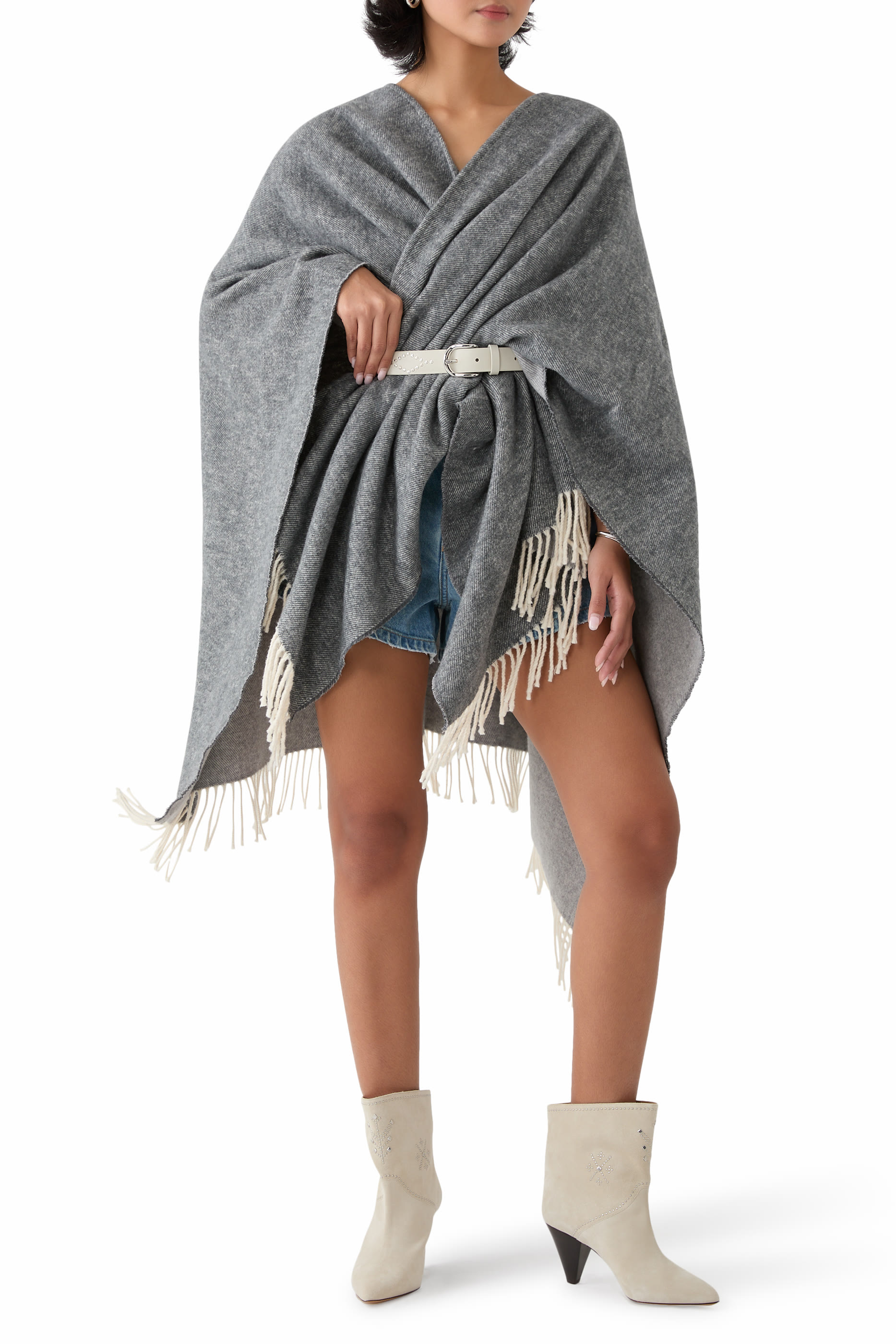 حزام تيلي مزين باحجار