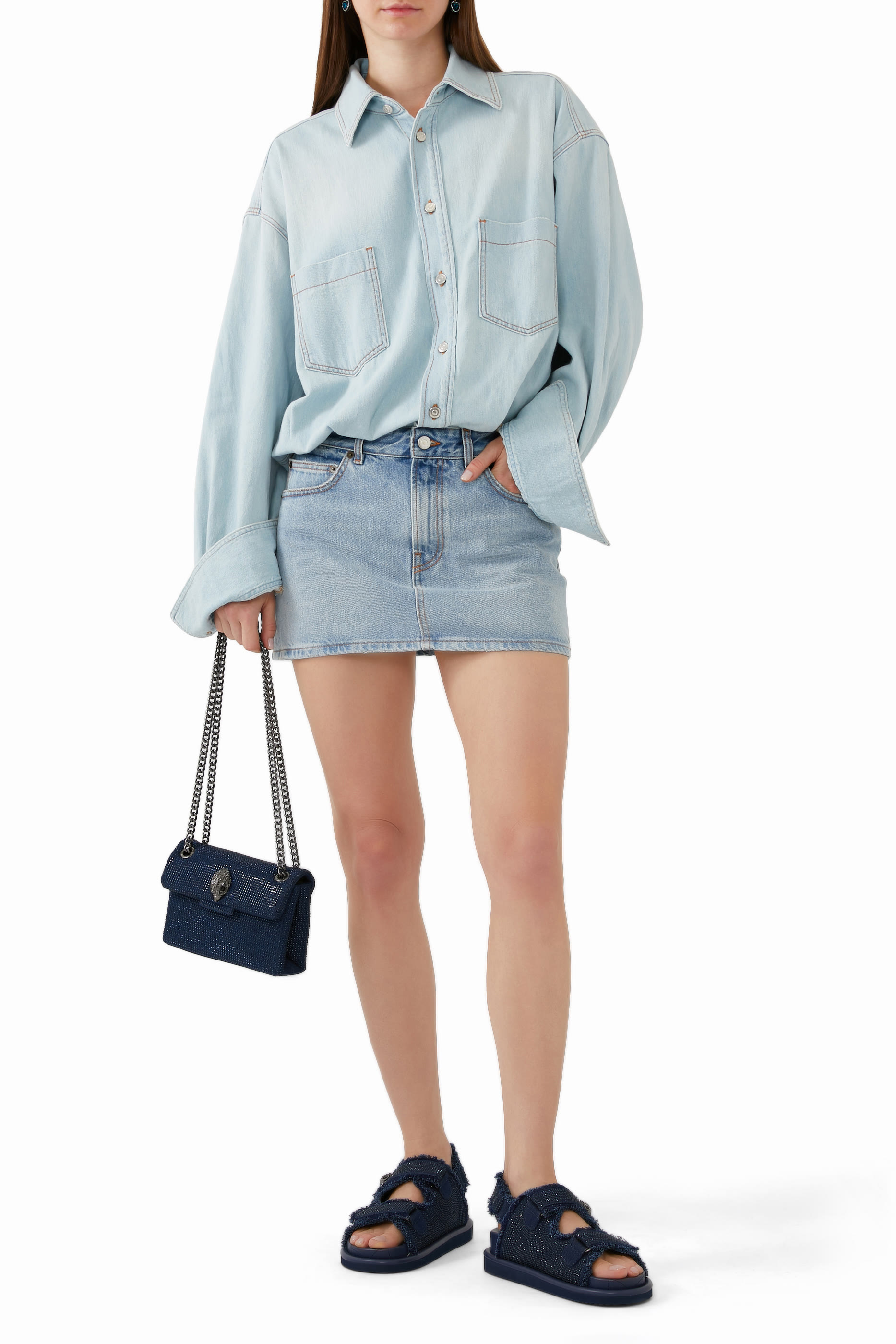 صندل أورسون سميك مبطن بحلية رأس النسر