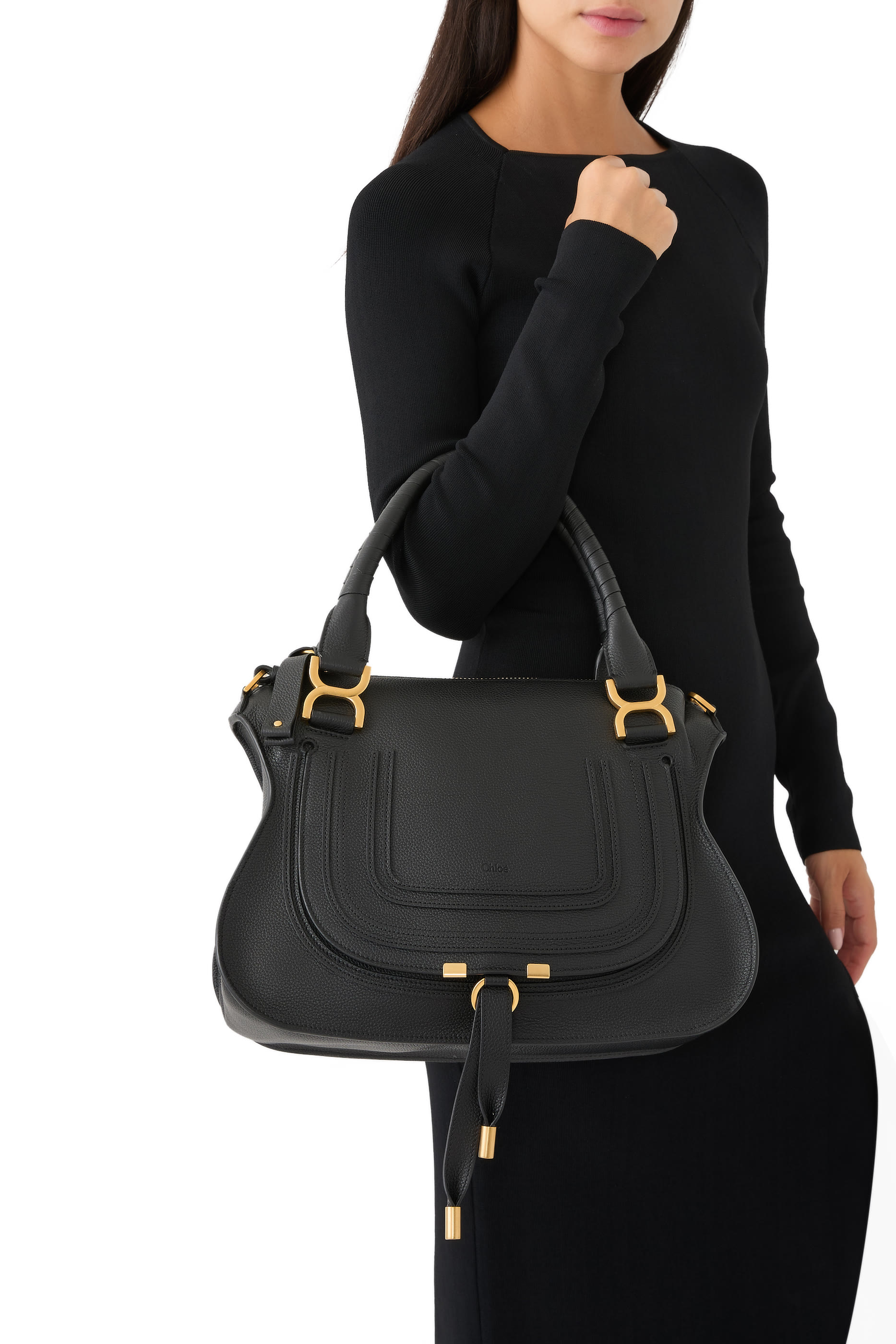 حقيبة مارسي بيد علوية مزدوجة