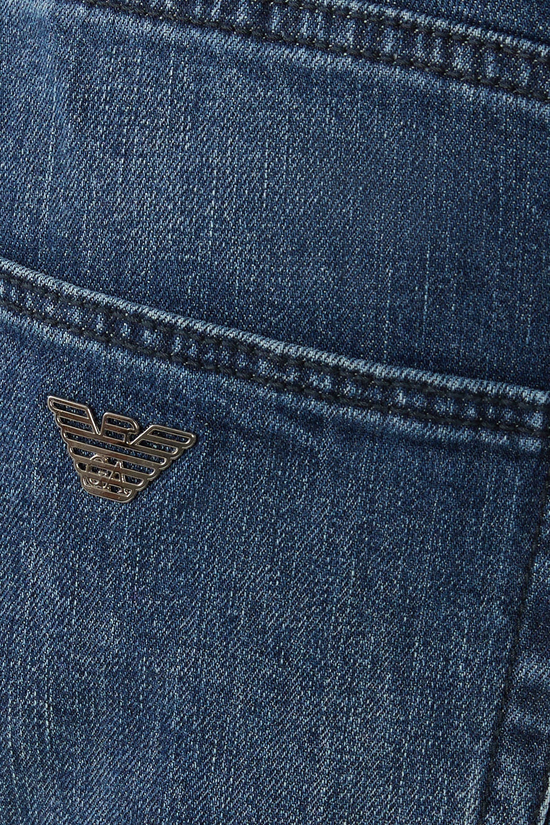 بنطال جينز جاي 45 بقصة ساق مستقيمة