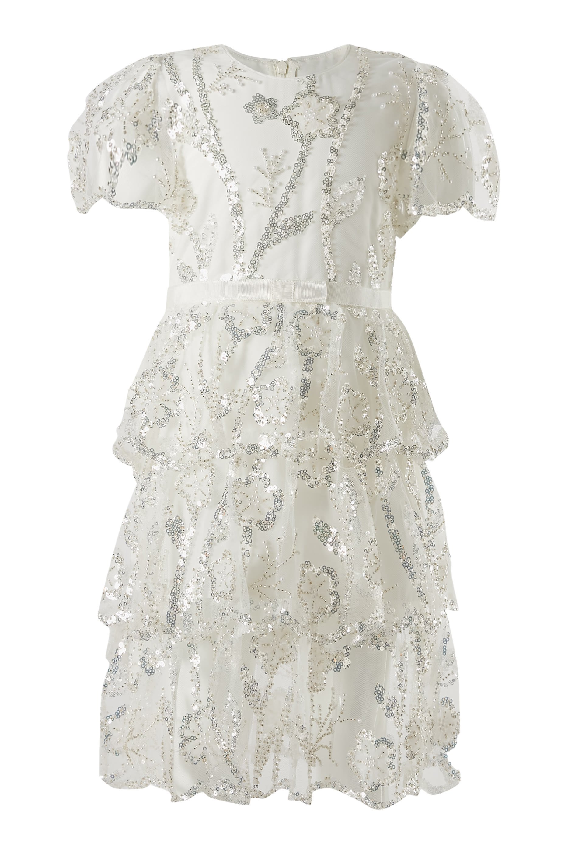 فستان متوسط الطول بترتر تول للأطفال