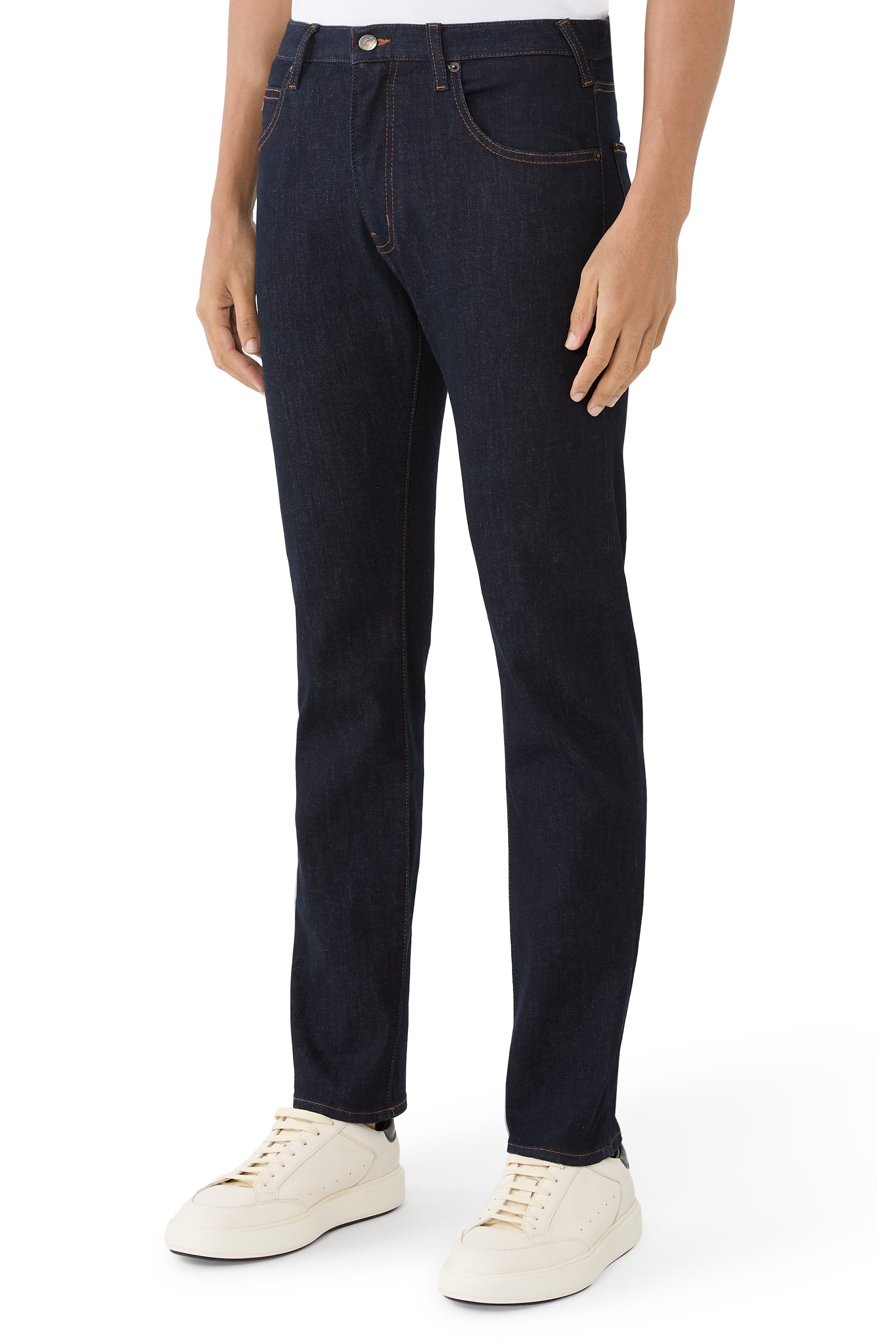 بنطال بقصة مستقيمة دنيم