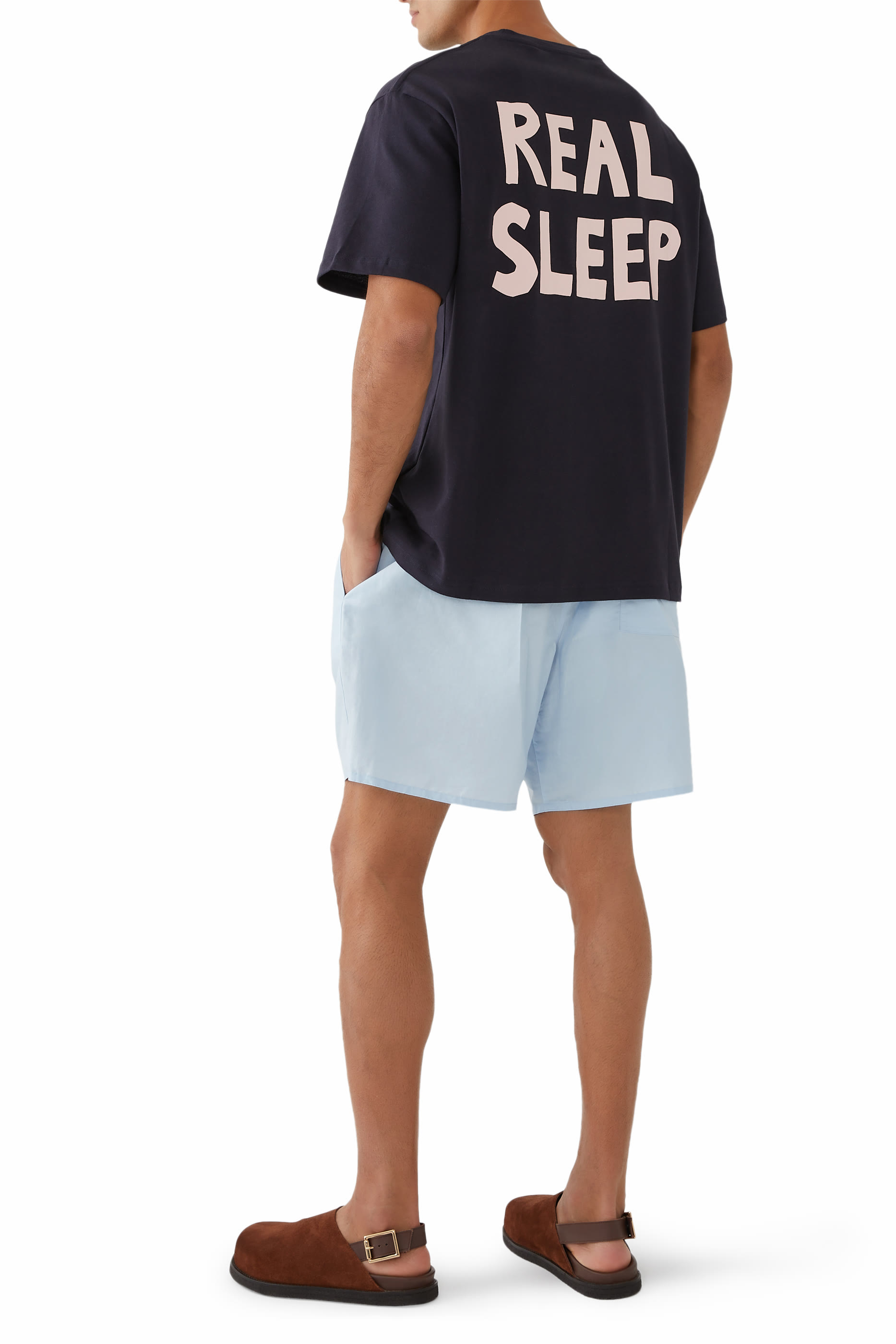 تيشيرت جي دبليو ايه بنقشة في الخلف