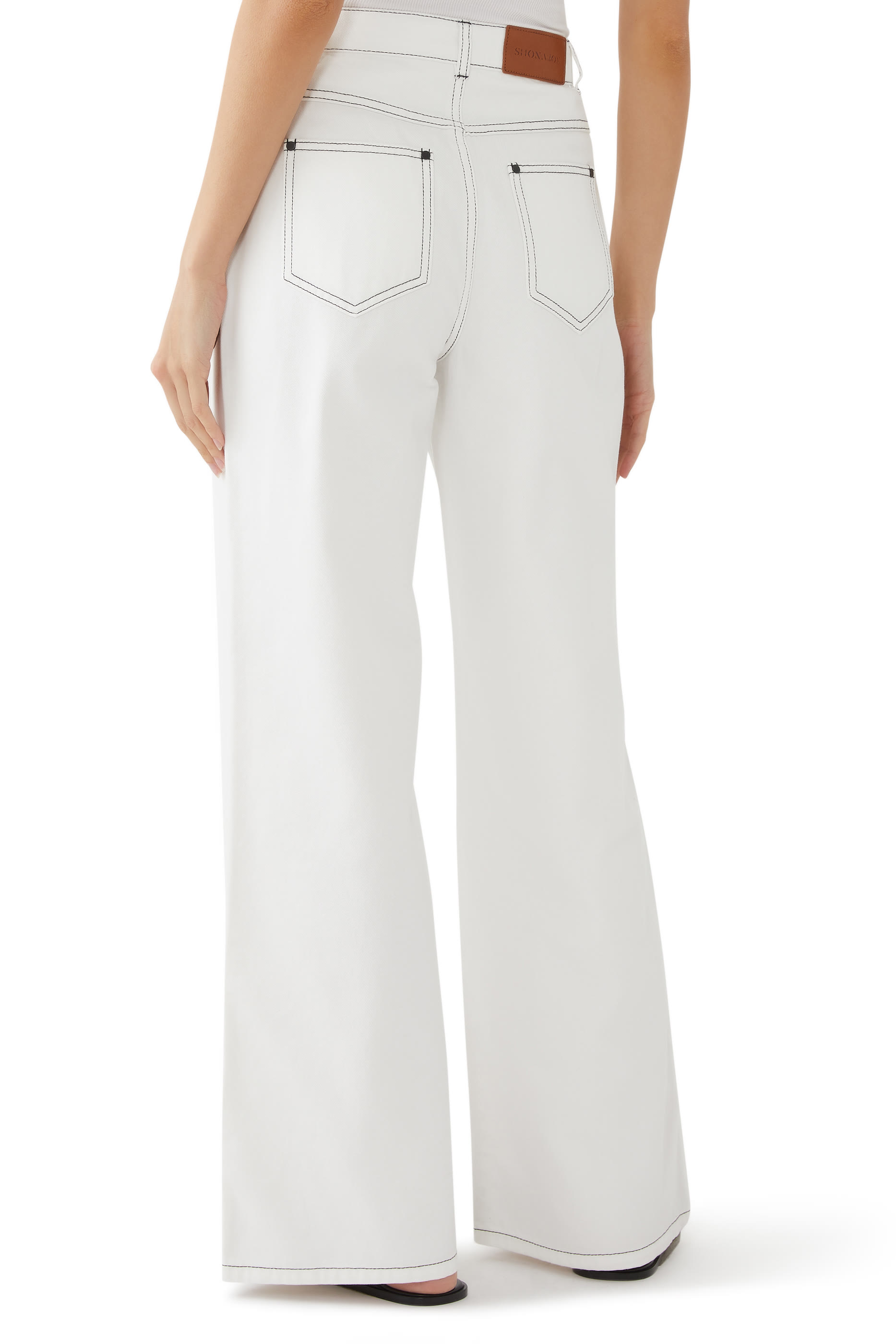 بنطال جينز هانا بقصة ساق مستقيمة