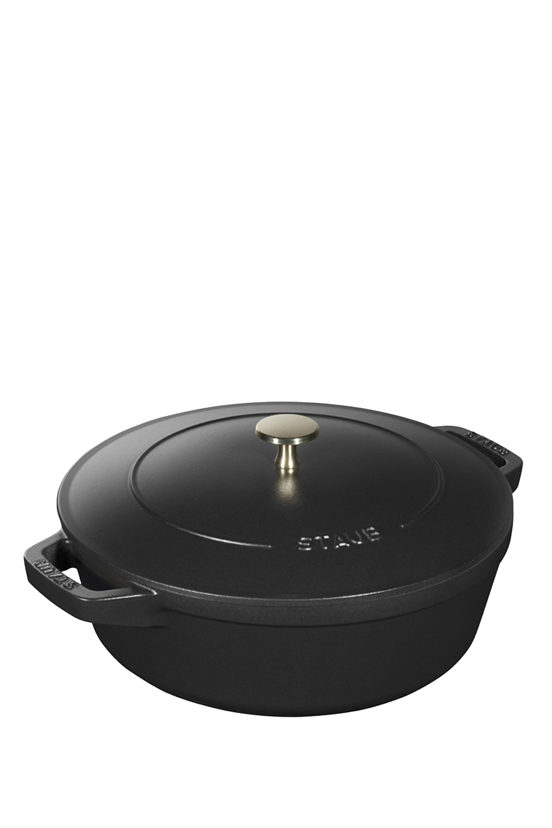 طقم أواني طهي حديد صلب قابلة للتكديس، 3 قطع