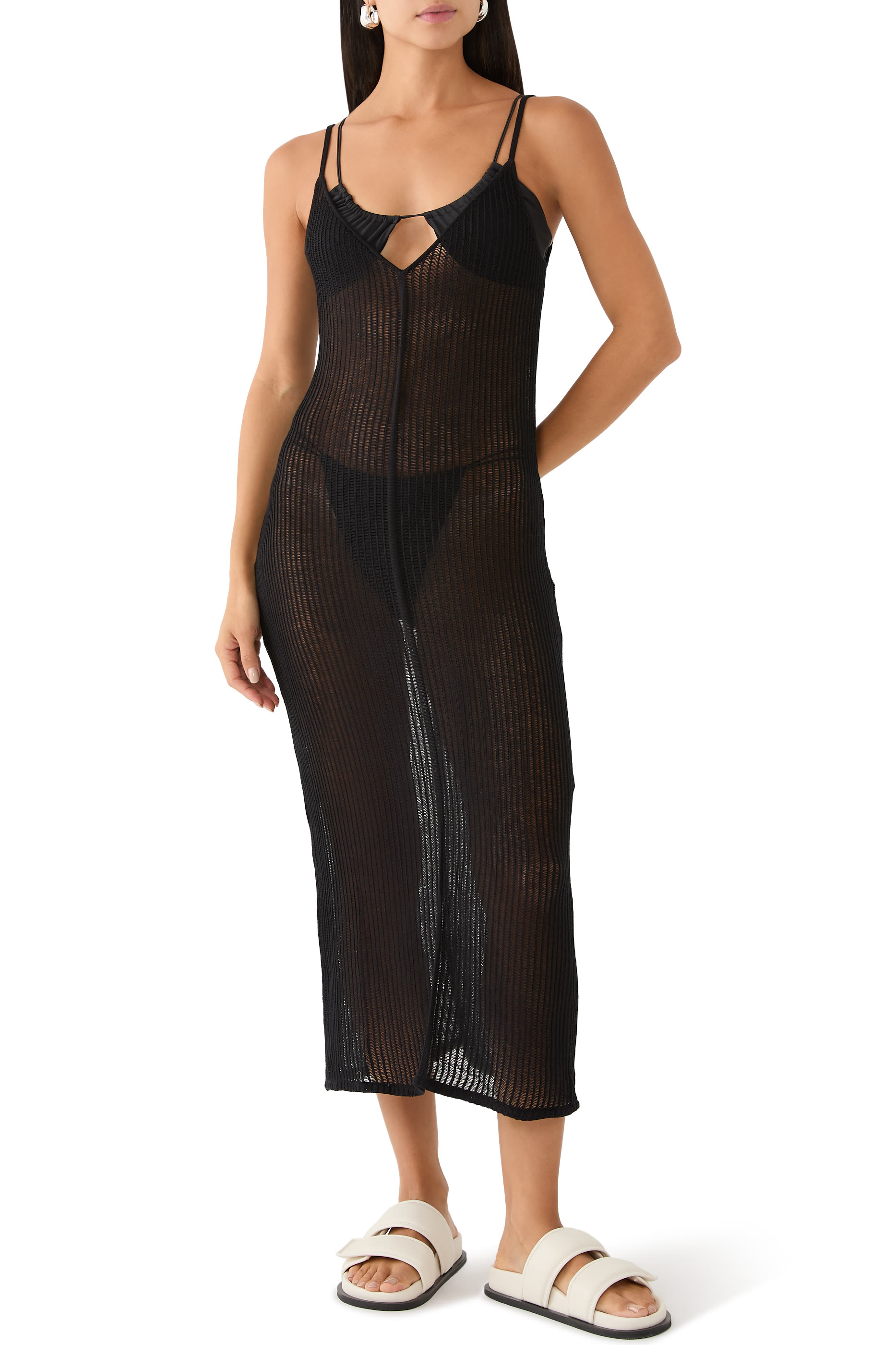 قطعة بيكيني علوية كورا بحمالات رفيعة