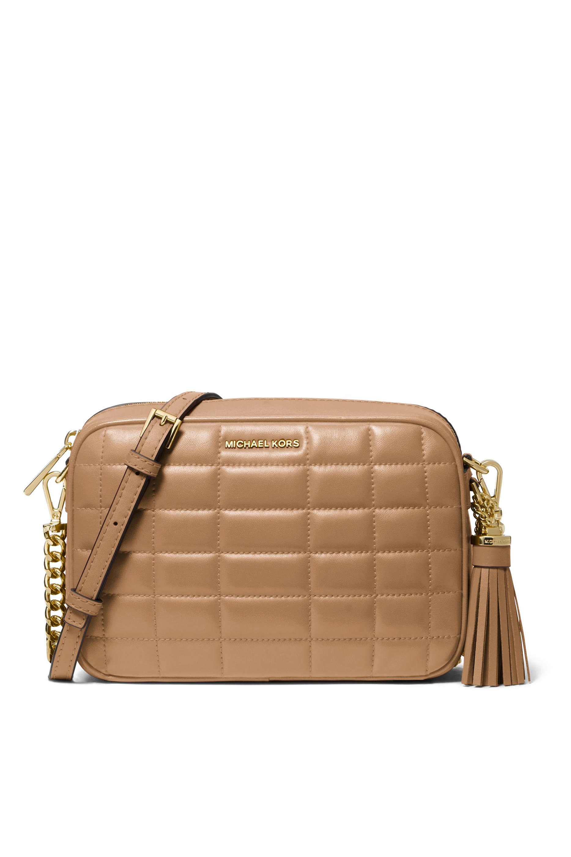 حقيبة كروس جت ست متوسطة جلد مبطن