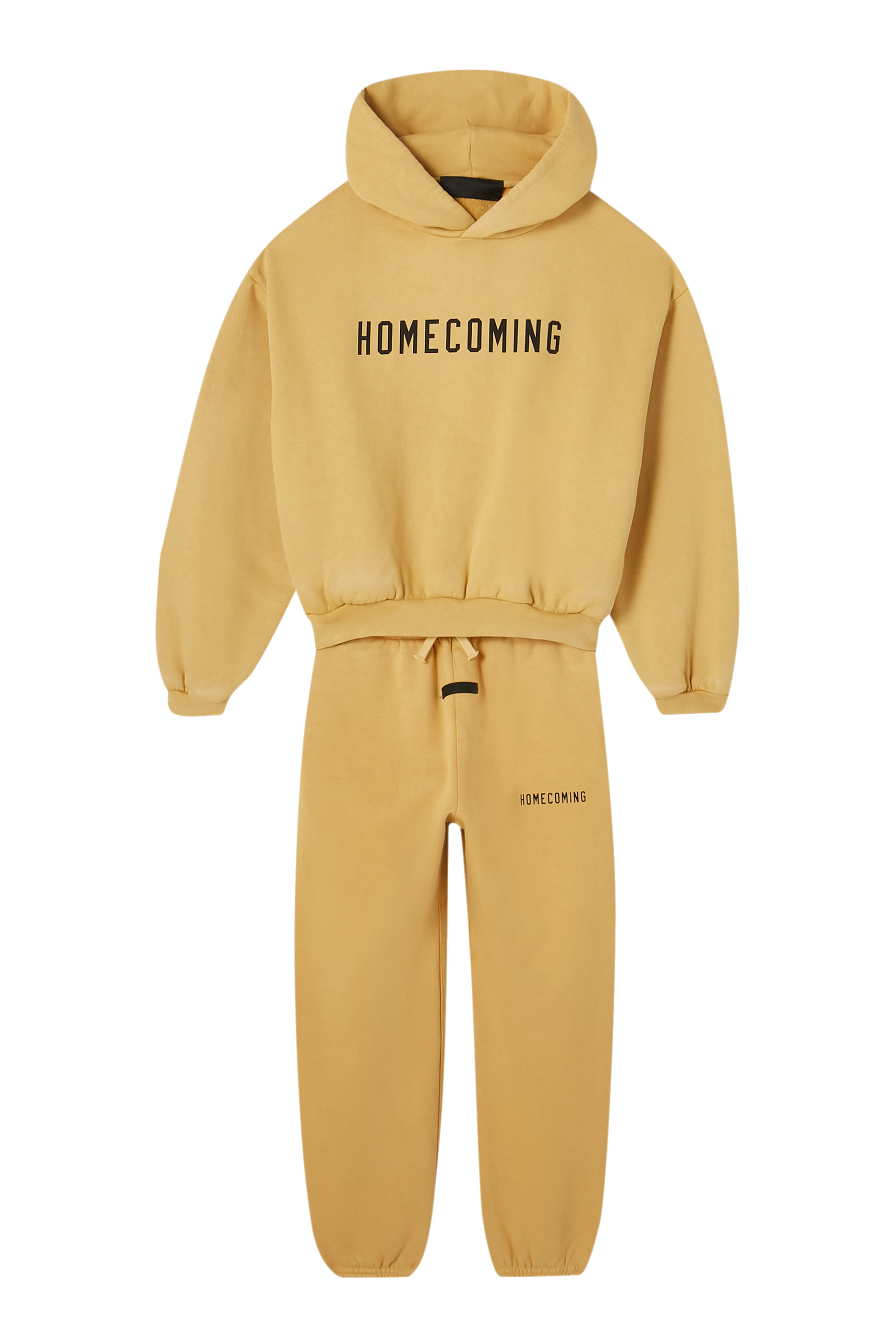 بنطال رياضي صوف ثقيل الوزن بشعار الماركة للأطفال