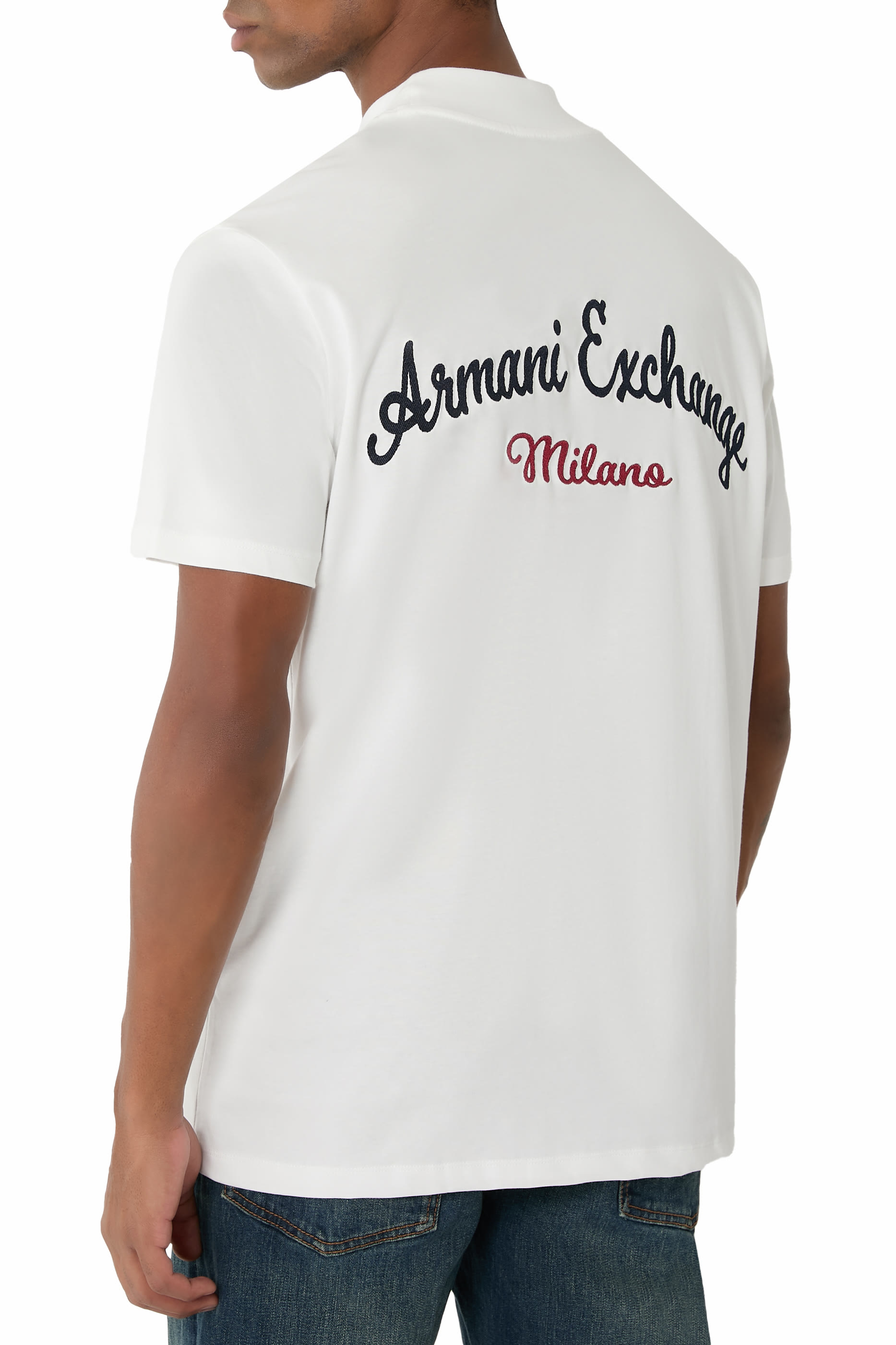  تيشيرت بقصة عادية مزين بشعارات الماركة مختلفة