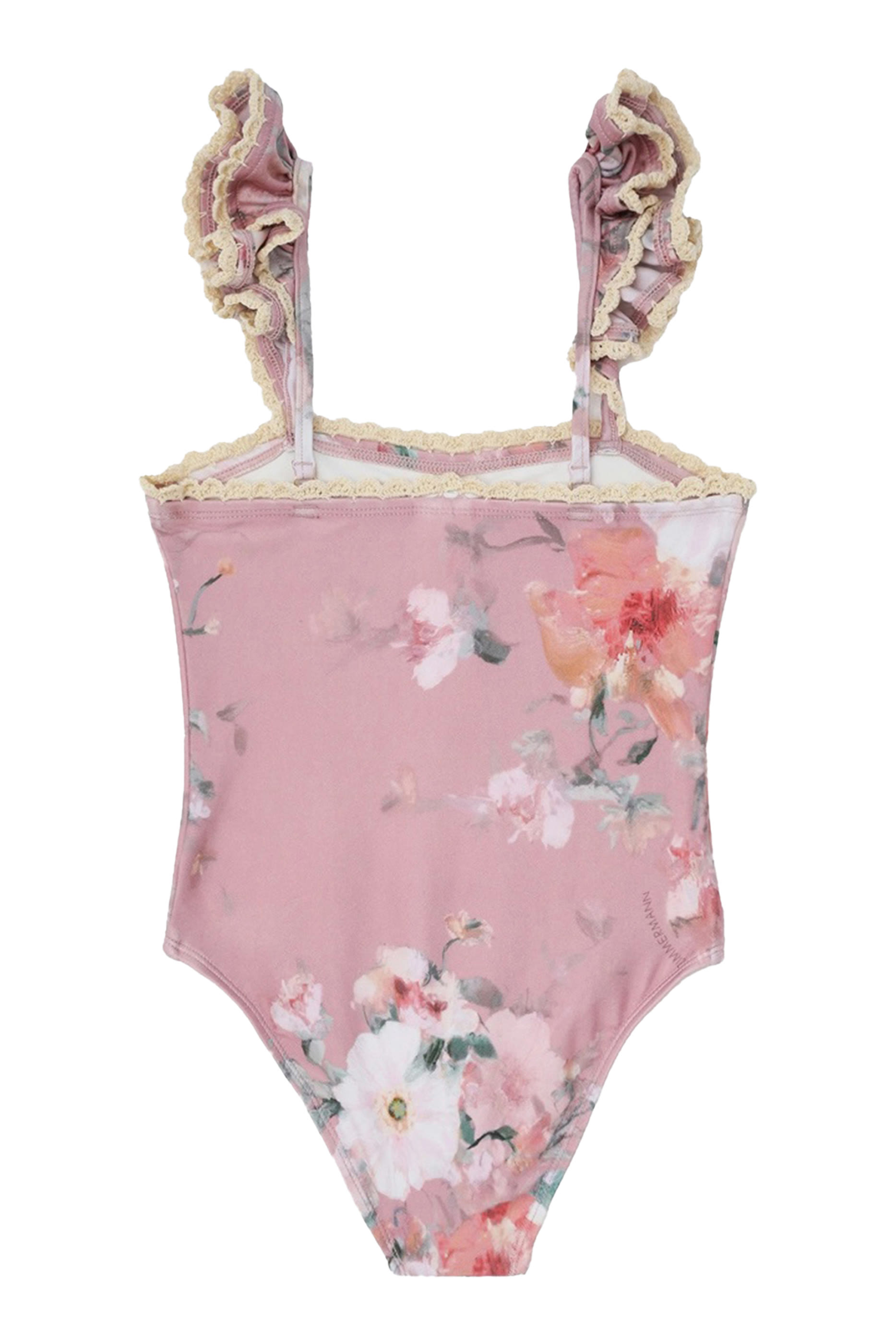 بدلة سباحة إيفرلي بحواف كشكش بتصميم قطعة واحدة