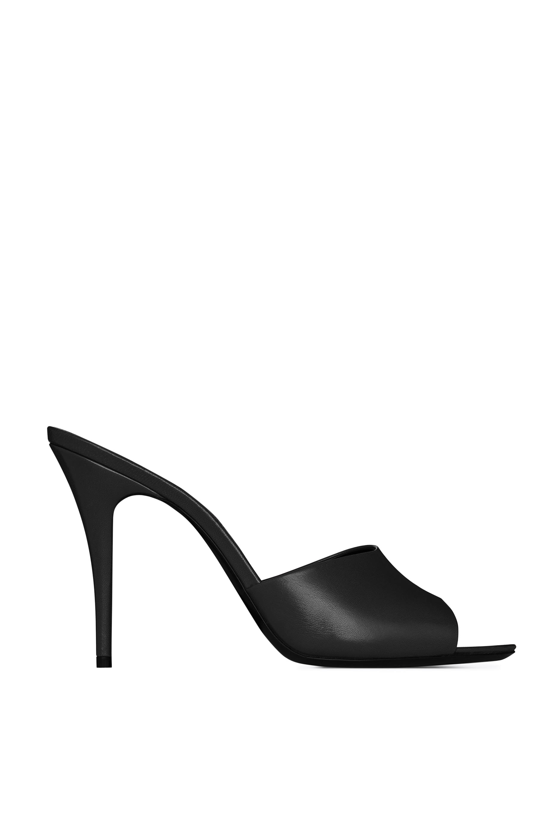 حذاء إل إيه 16 مفتوح من الخلف جلد