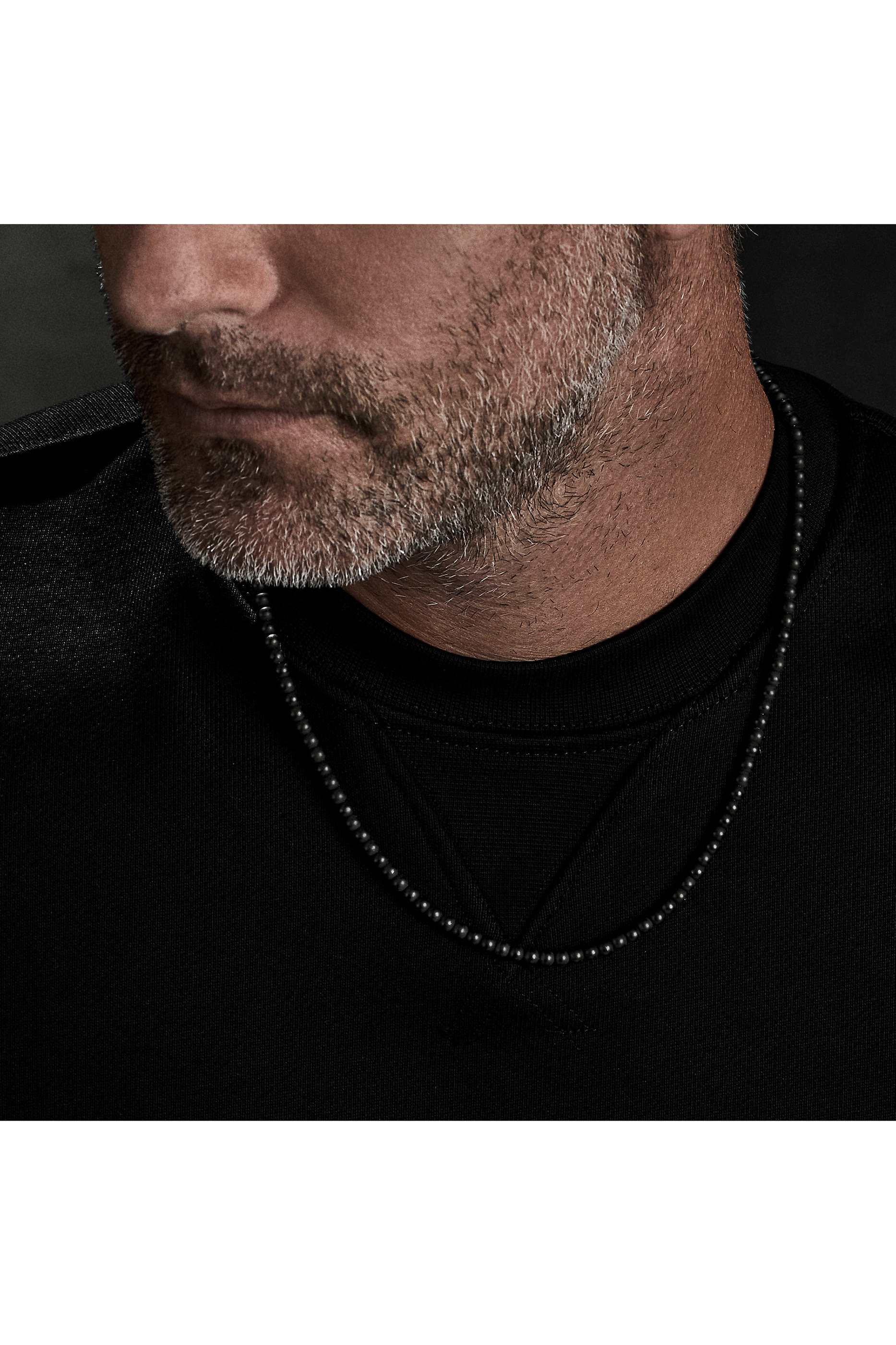 قلادة سبريتشوال بخرز من العقيق، فضة إسترلينية