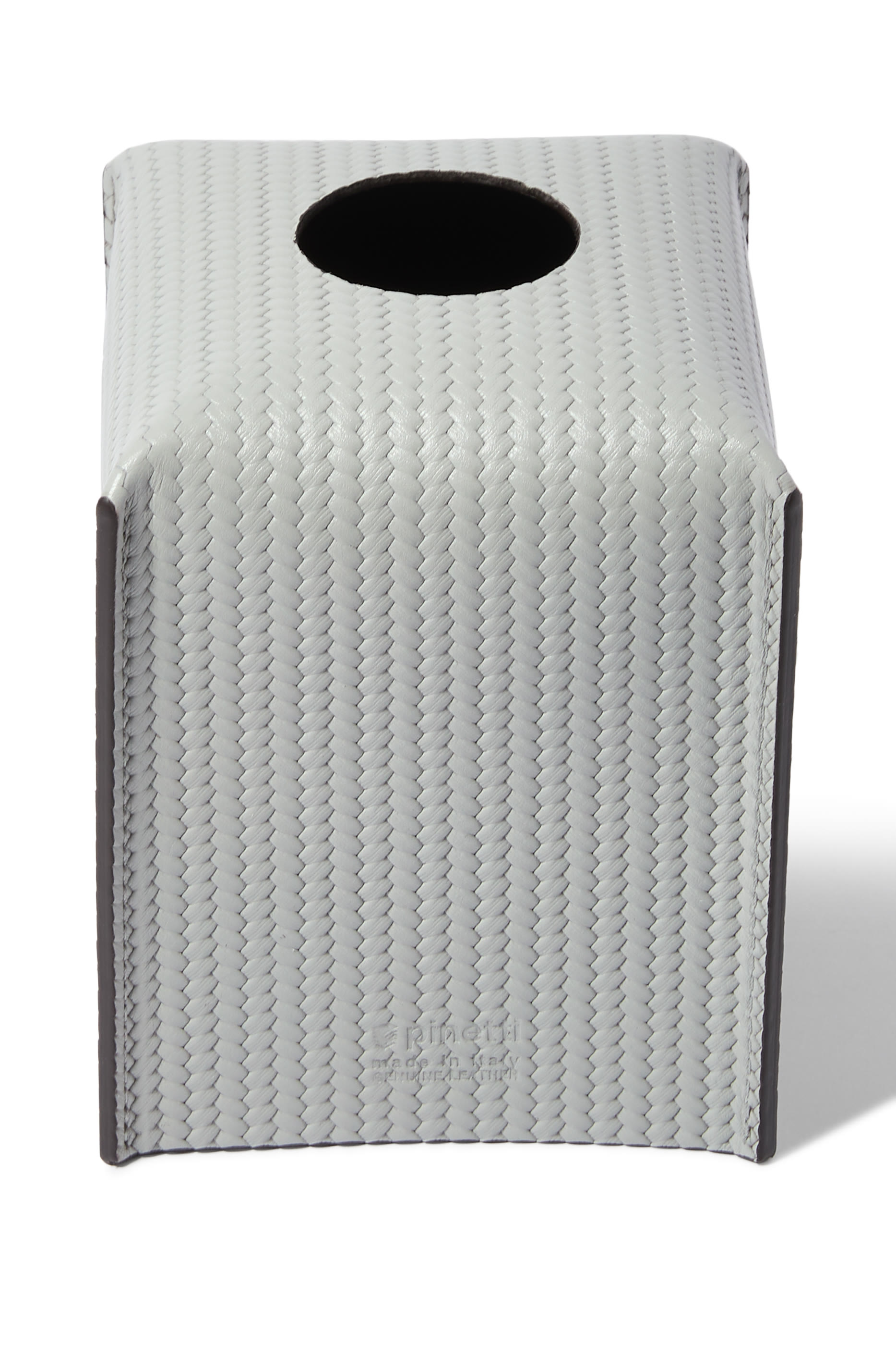 علبة مناديل بتصميم مربع مجدول