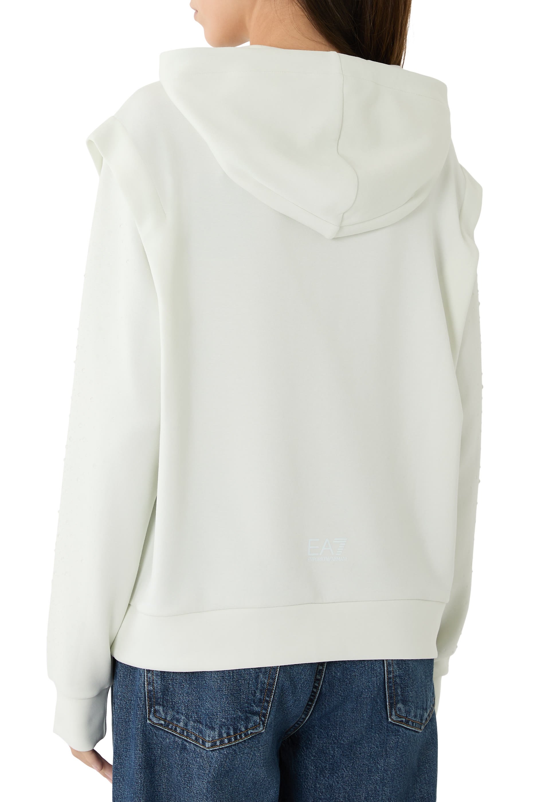 هودي مزين بأحجار الراين