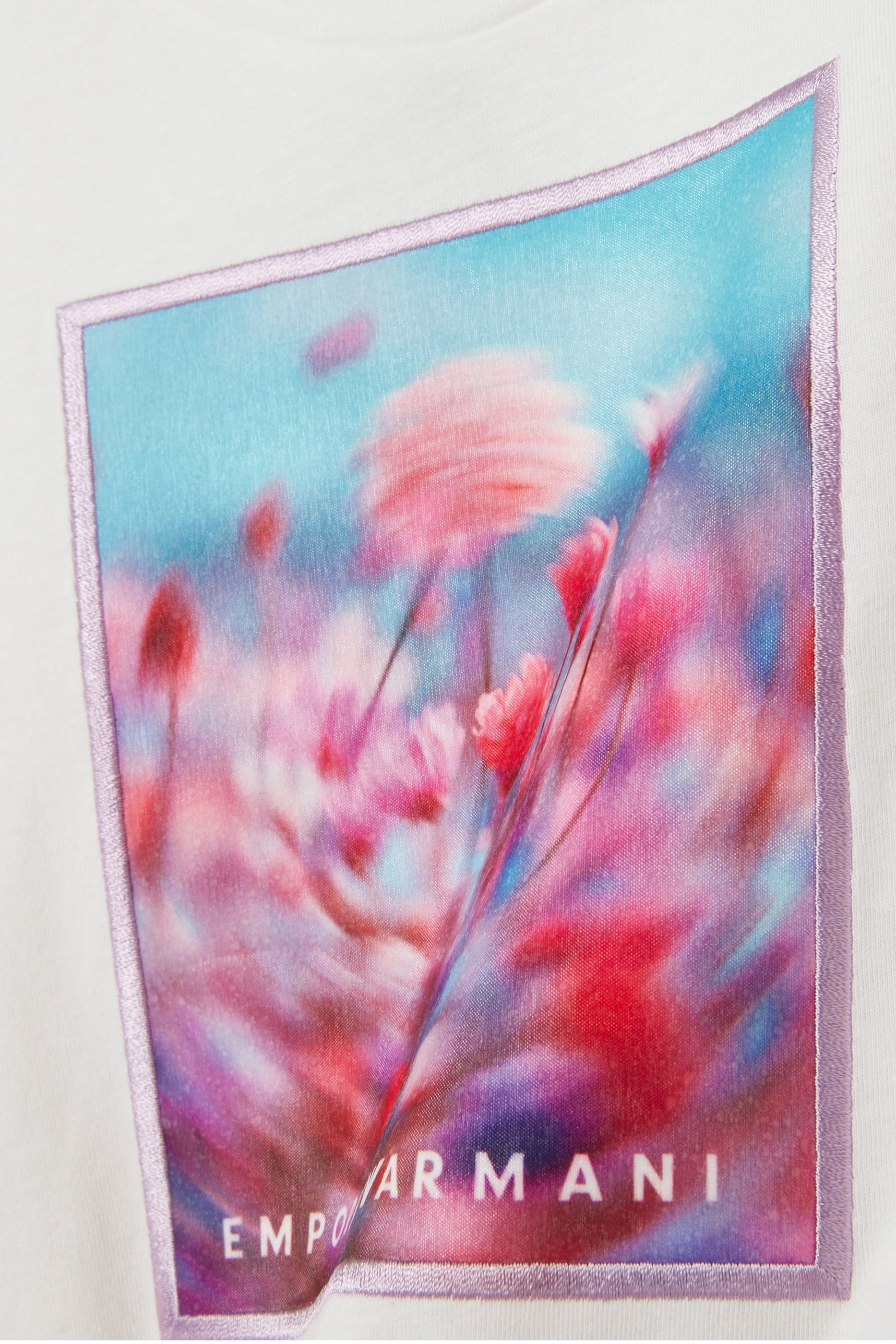 تيشيرت بطبعة أزهار للأطفال