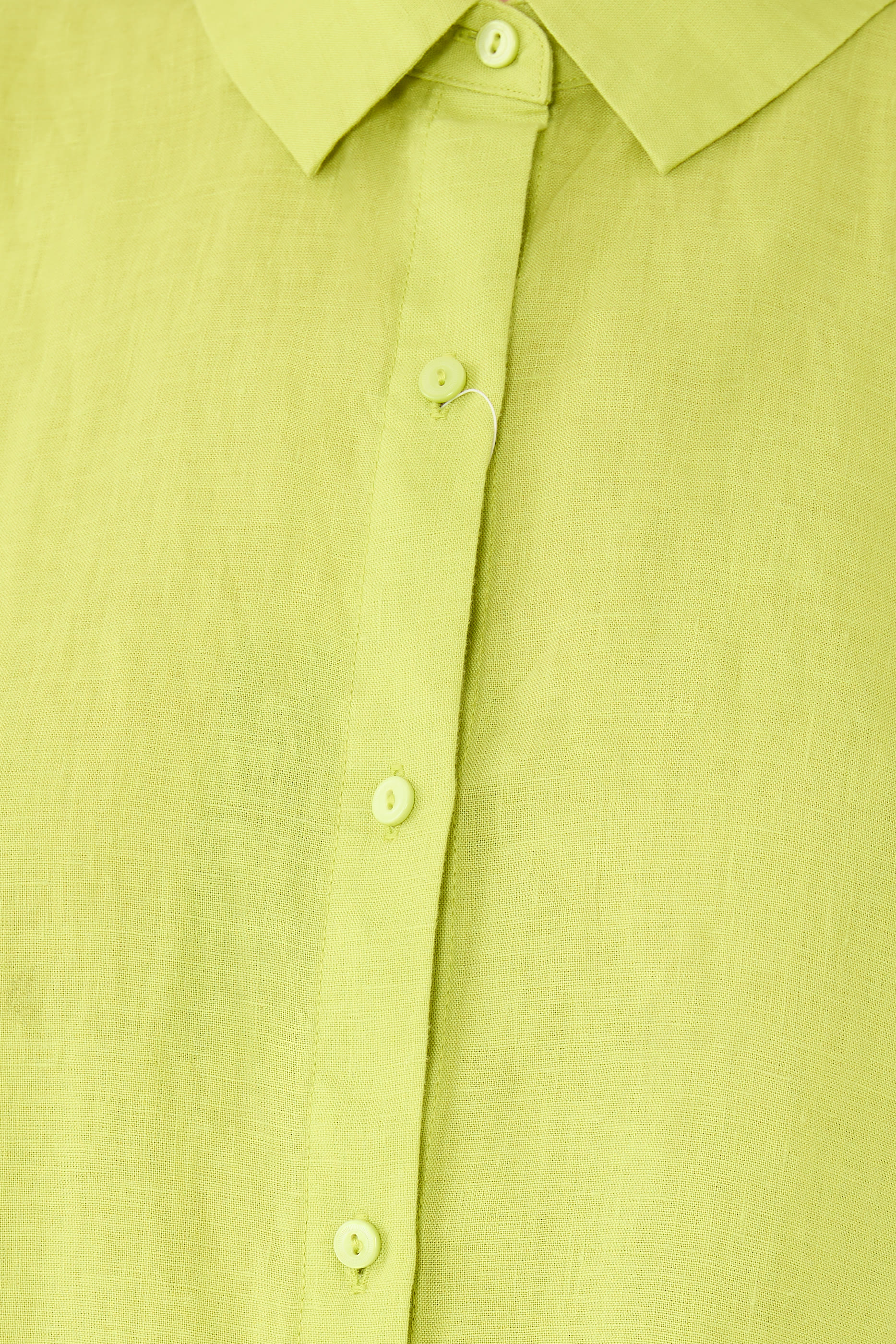 قميص بياقة كلاسسيكية كتان منديل عضوي