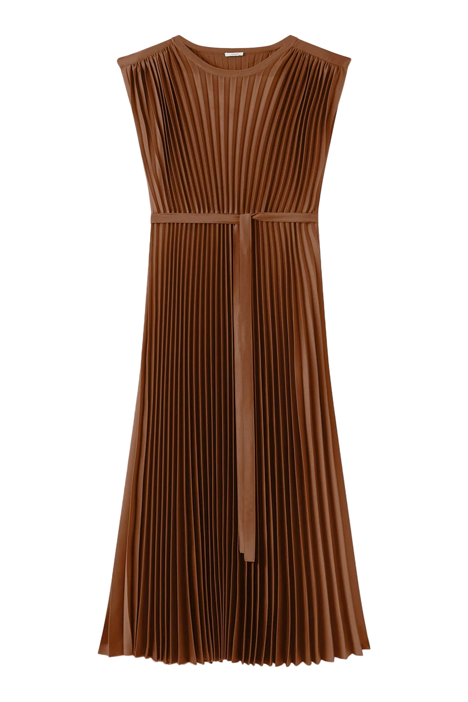 فستان فولتا منسوج بطيات