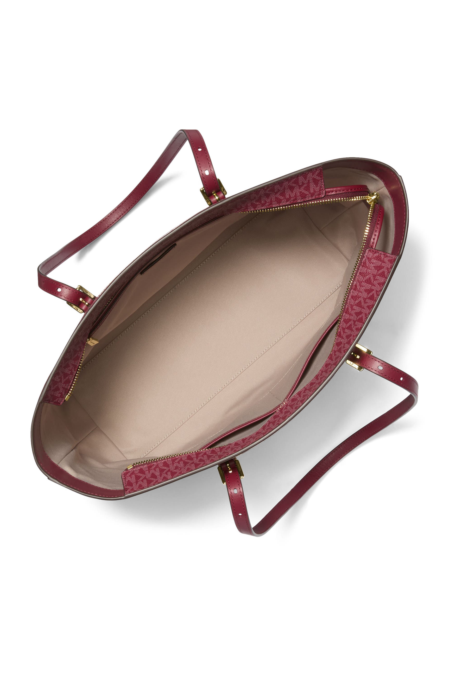 Quinn Large Signature Logo Leather Tote Bag