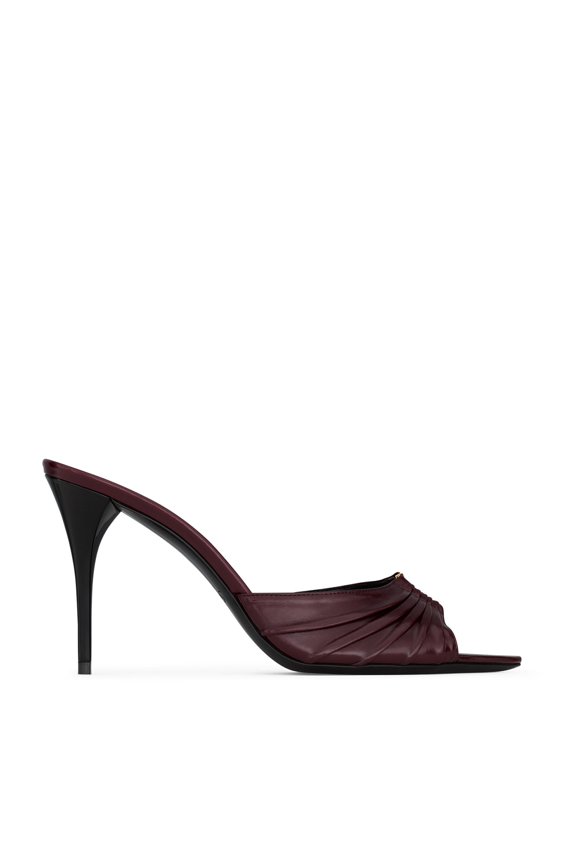 حذاء بابلون 90 مفتوح من الخلف جلد ناعم