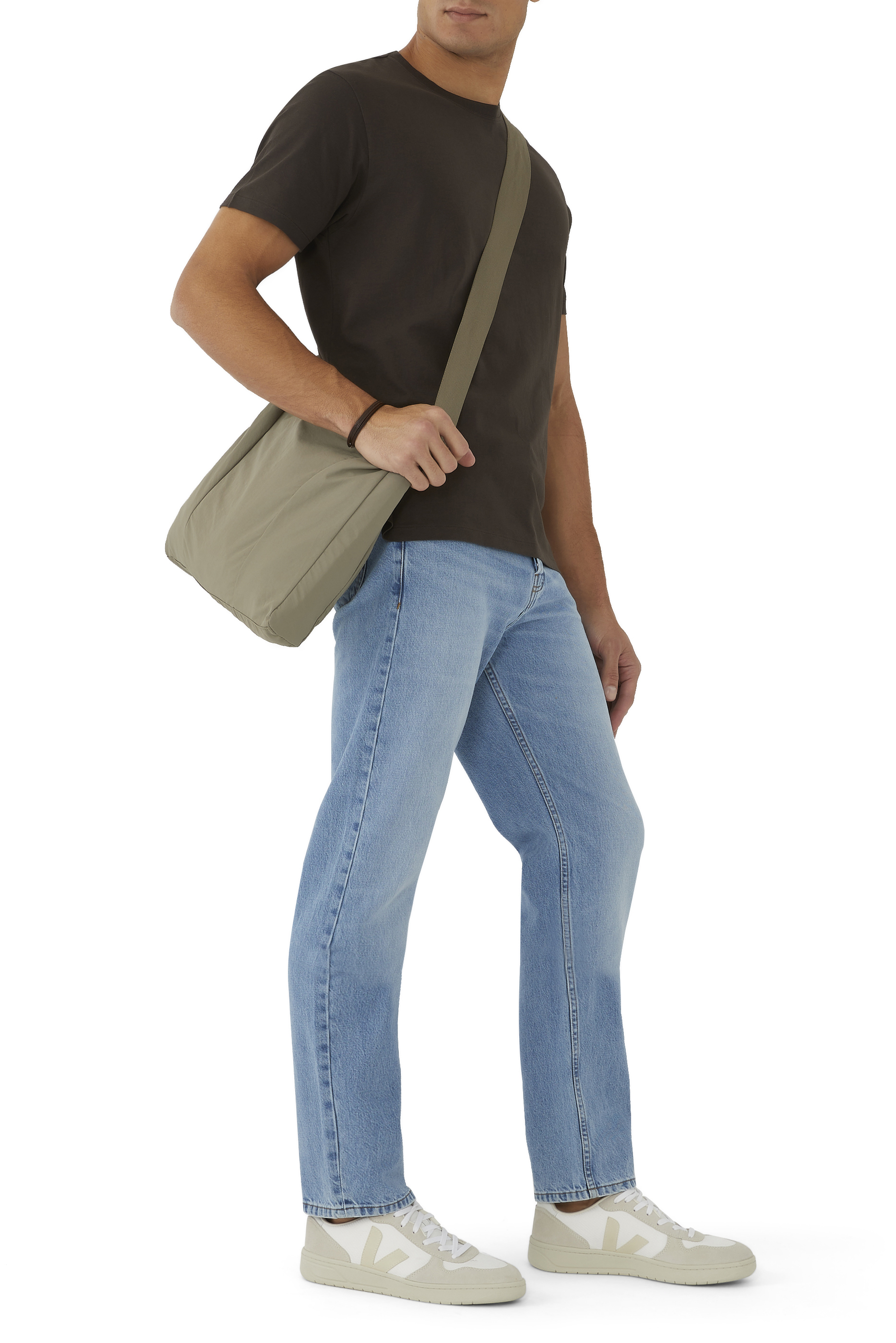 تيشيرت بشعار الماركة قطن