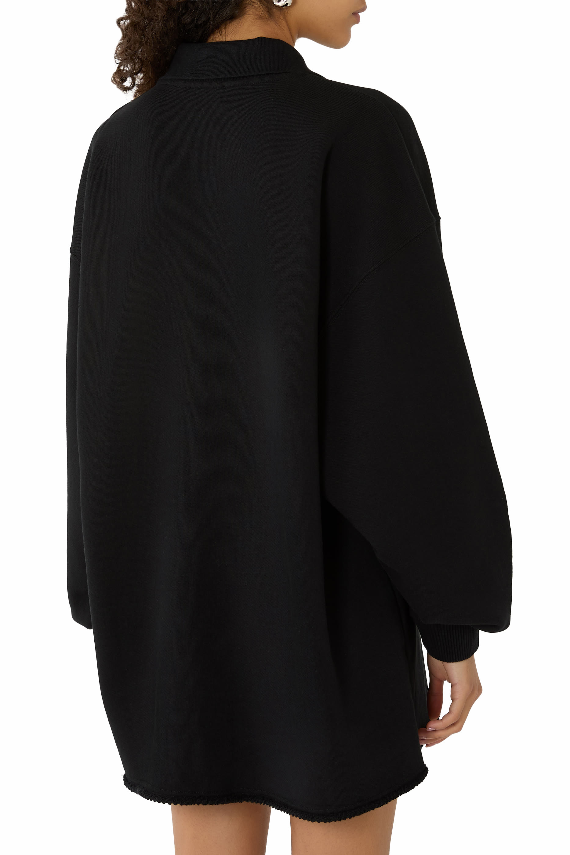 فستان بتصميم سويت شيرت بولو