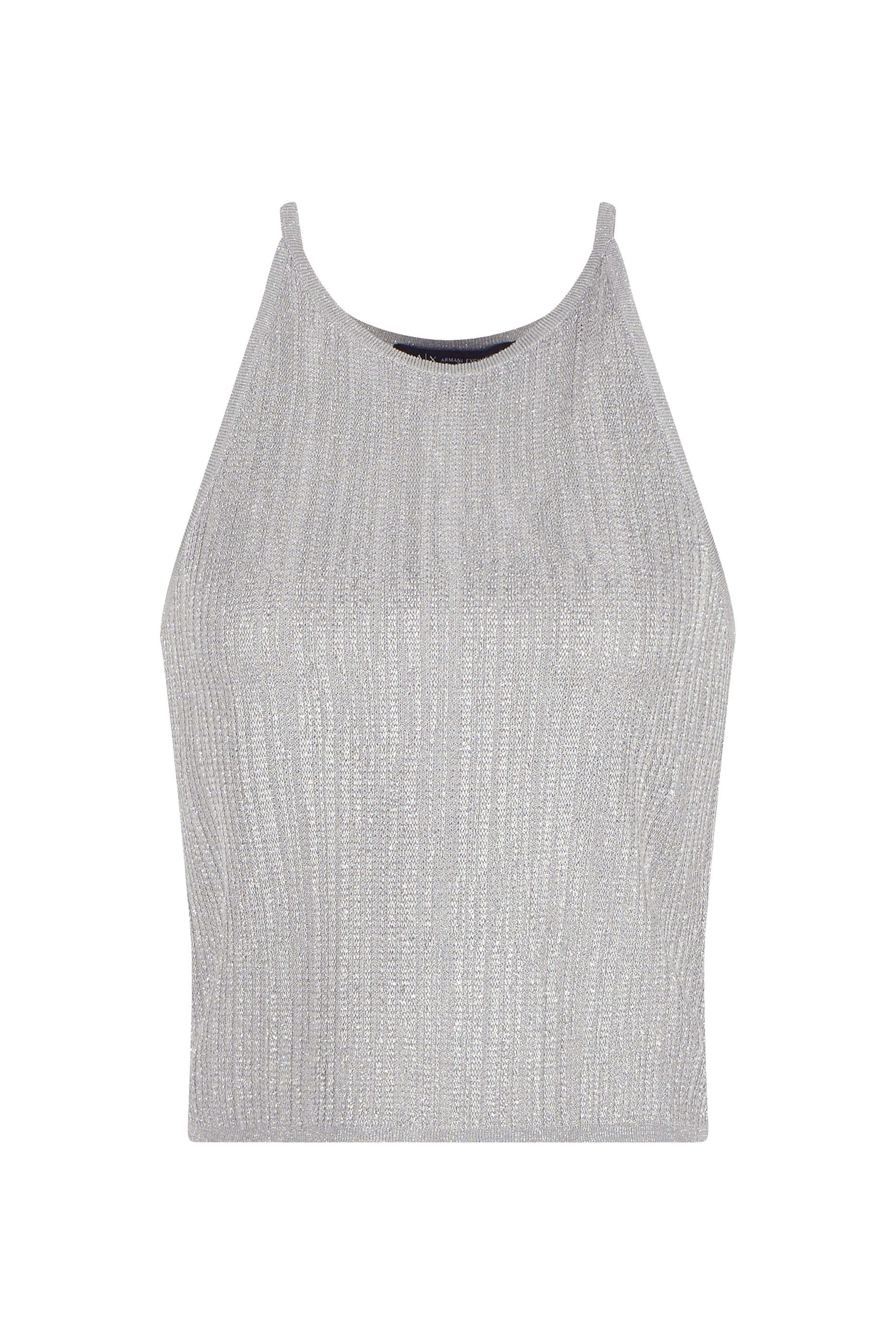 بلوزة بقصة قصيرة وبلا أكمام