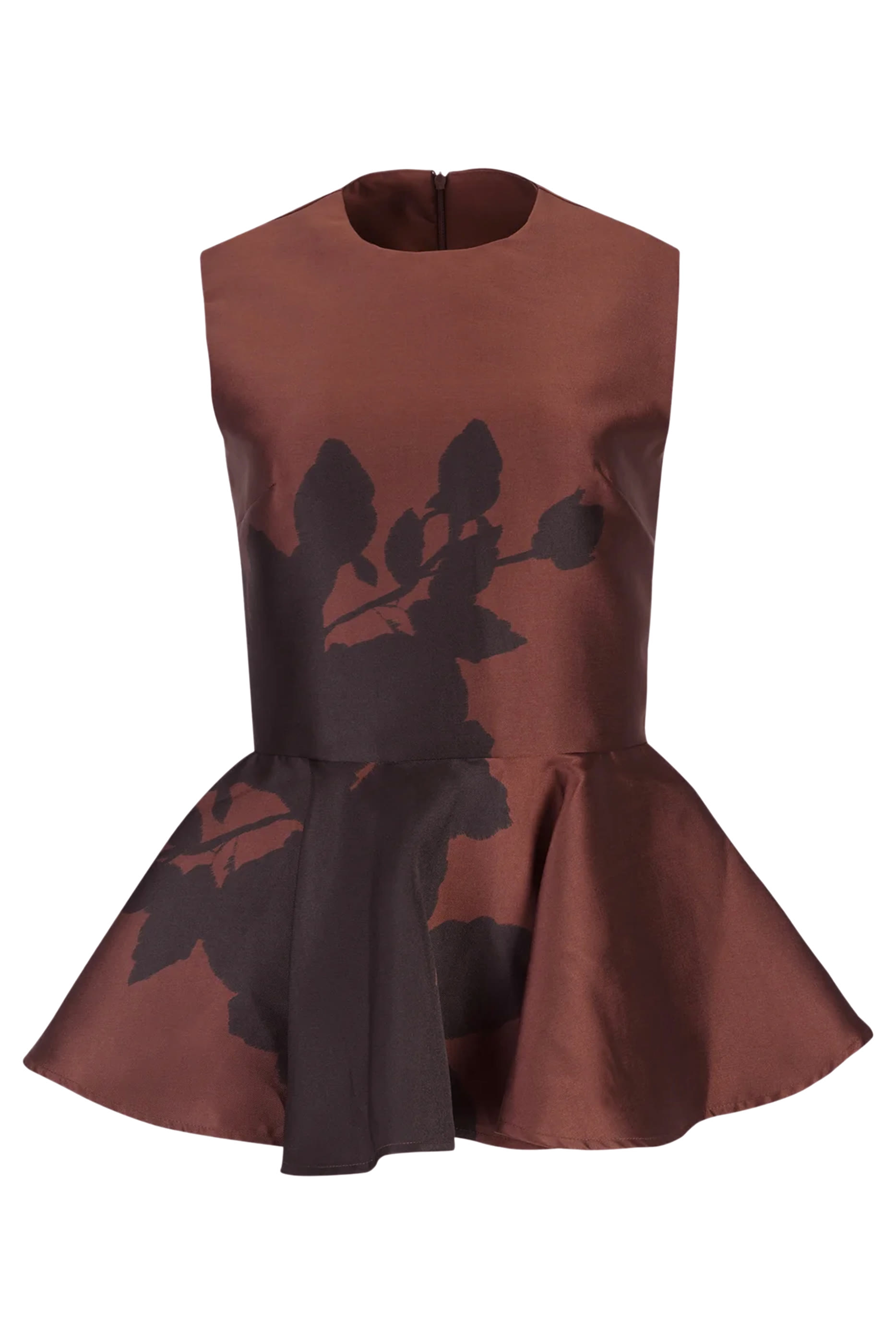 بلوزة مزينة بطبعات أزهار