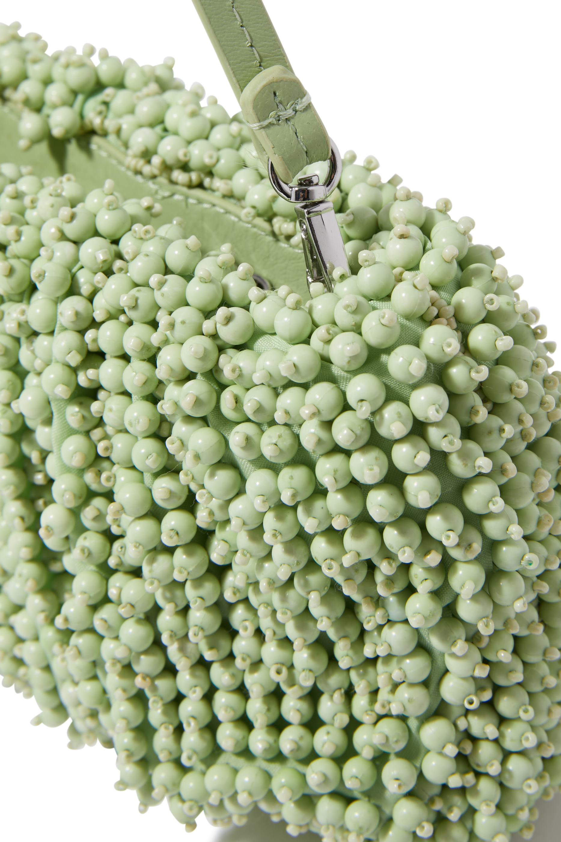 حقيبة يد بين قابلة للتعديل مطرزة بالخرز