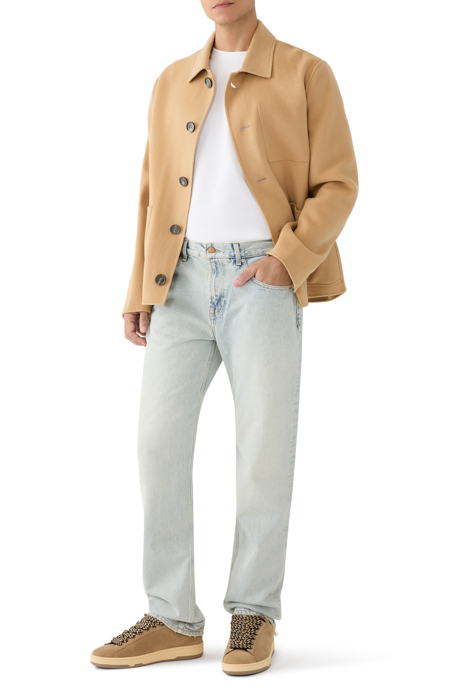 بنطال بقصة ساق مستقيمة