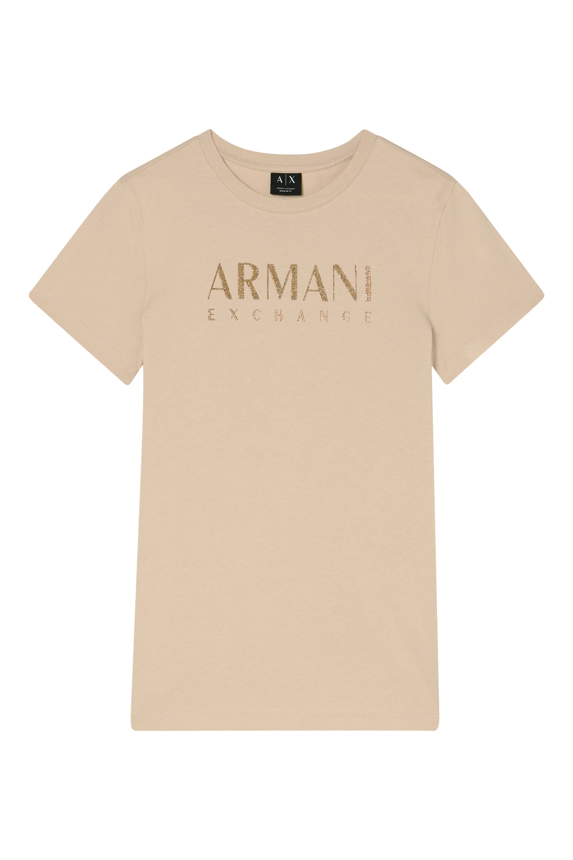 تيشيرت بقصة عادية وشعار الماركة