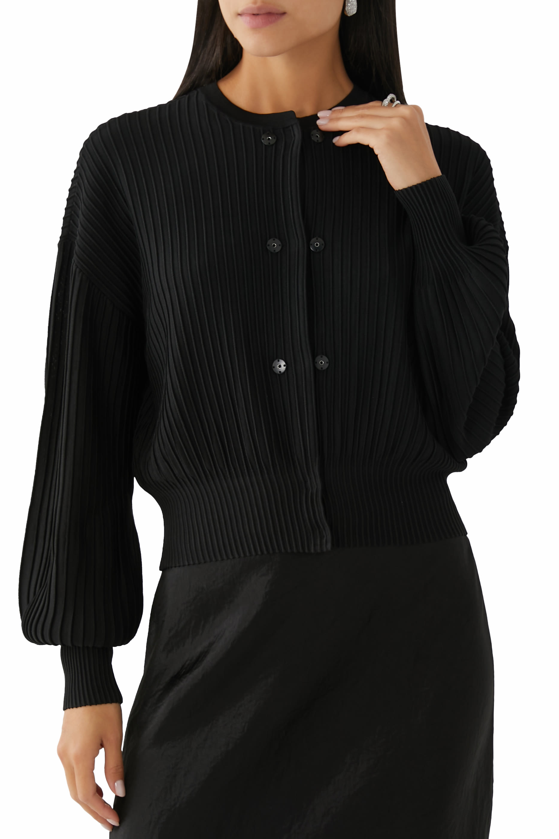 كارديغان بتفاصيل حلي قماش عثماني