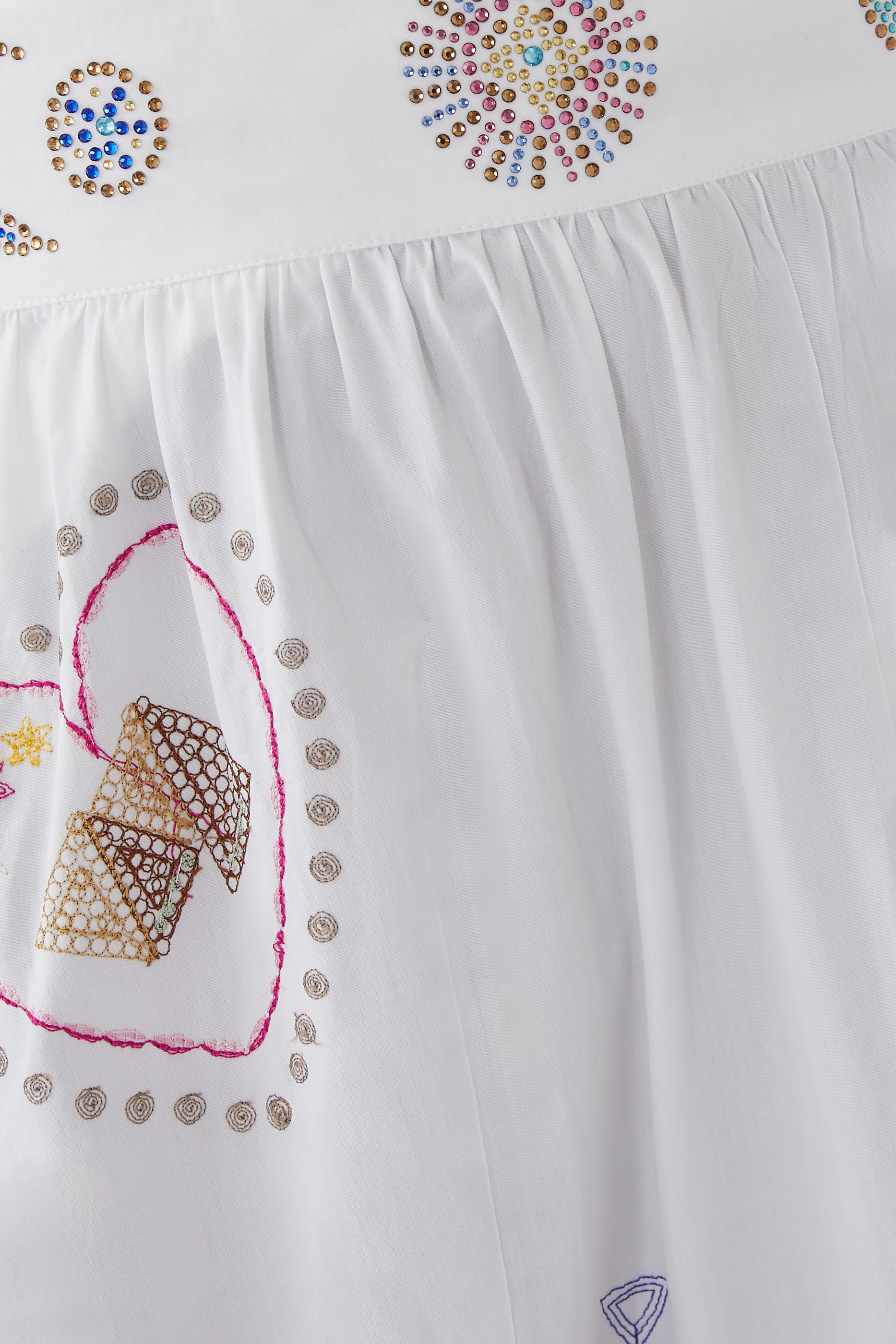 تنورة بتصميم متدرج وخصر مرتفع