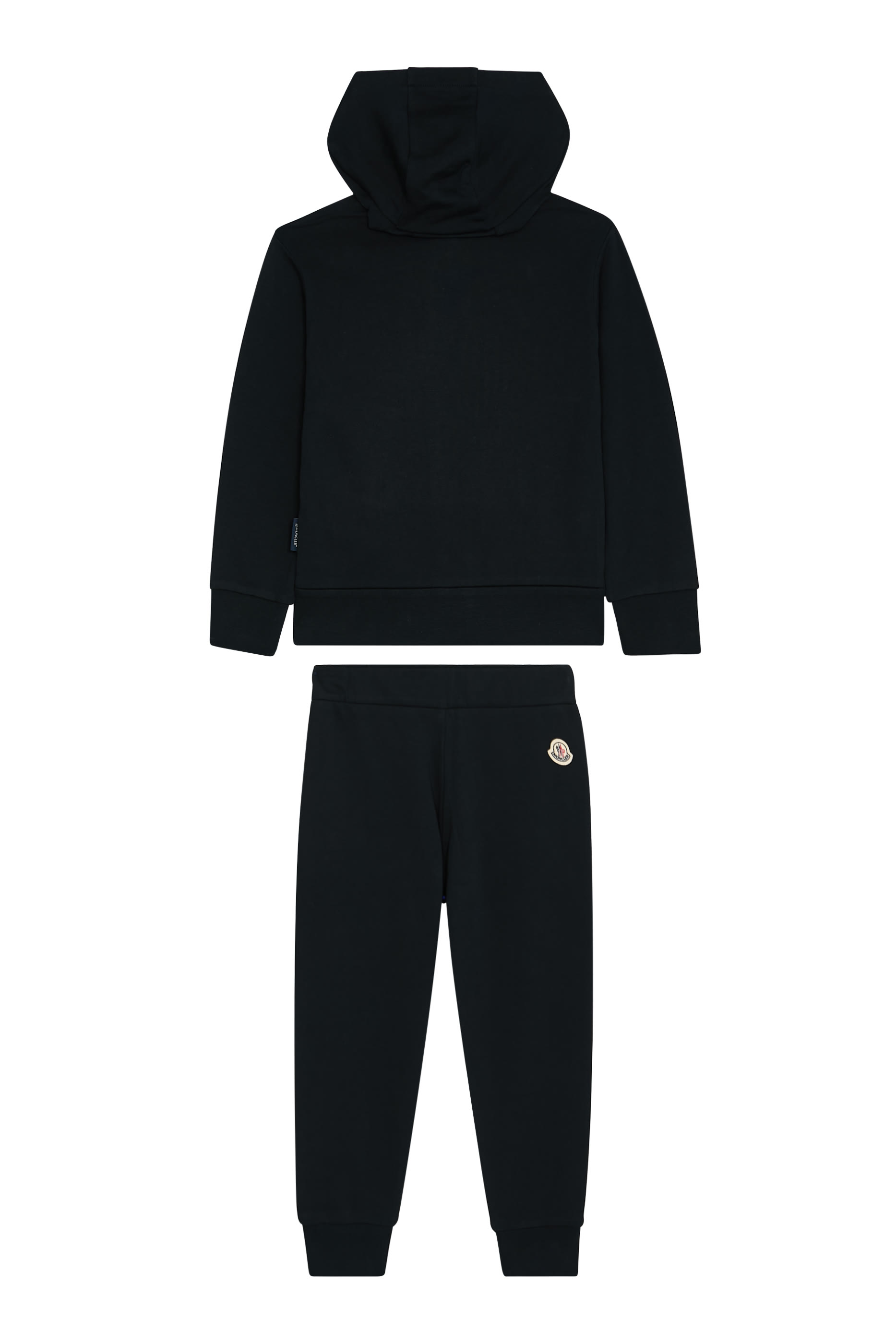 بدلة رياضية بثلاث رقع شعار الماركة قطن صوف للأطفال