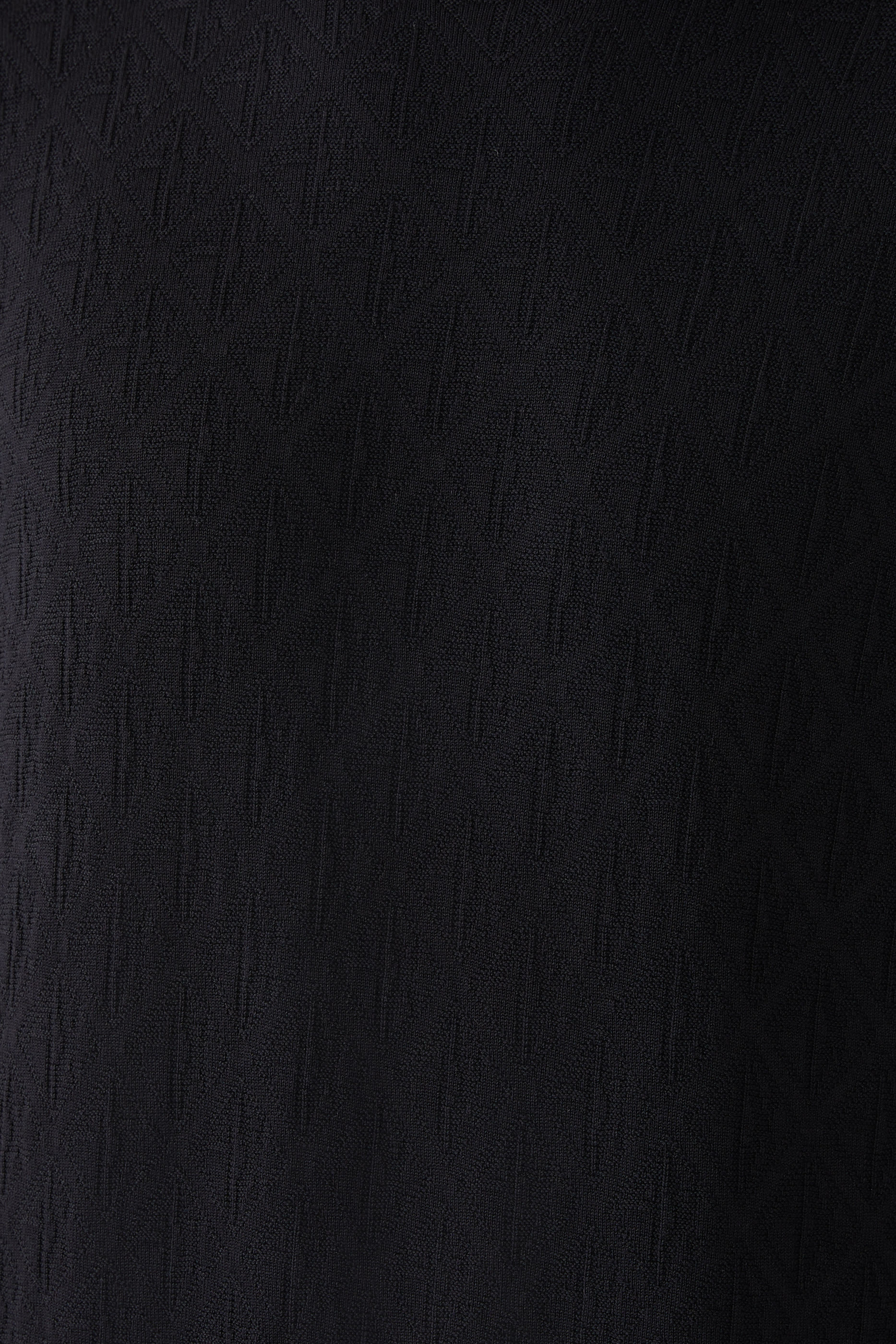 سويت شيرت بياقة ضيقة بشعار الماركة بنفس اللون