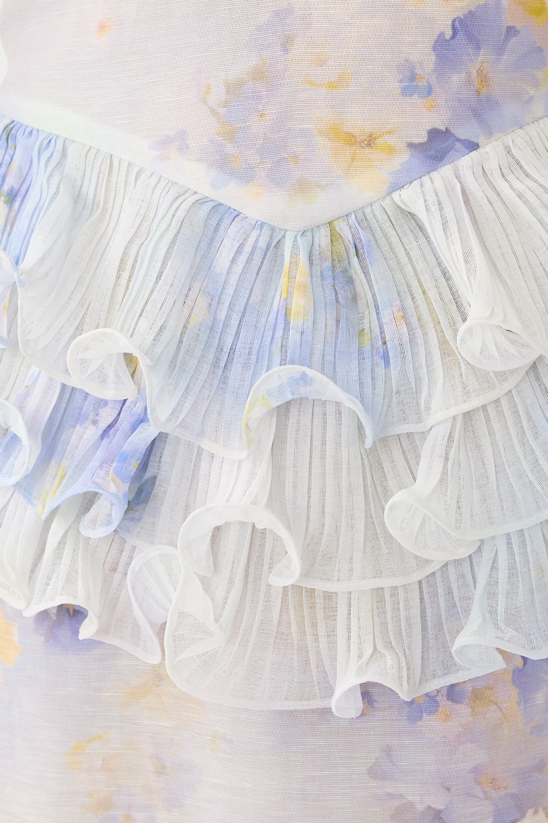 فستان كراش فريل متوسط الطول