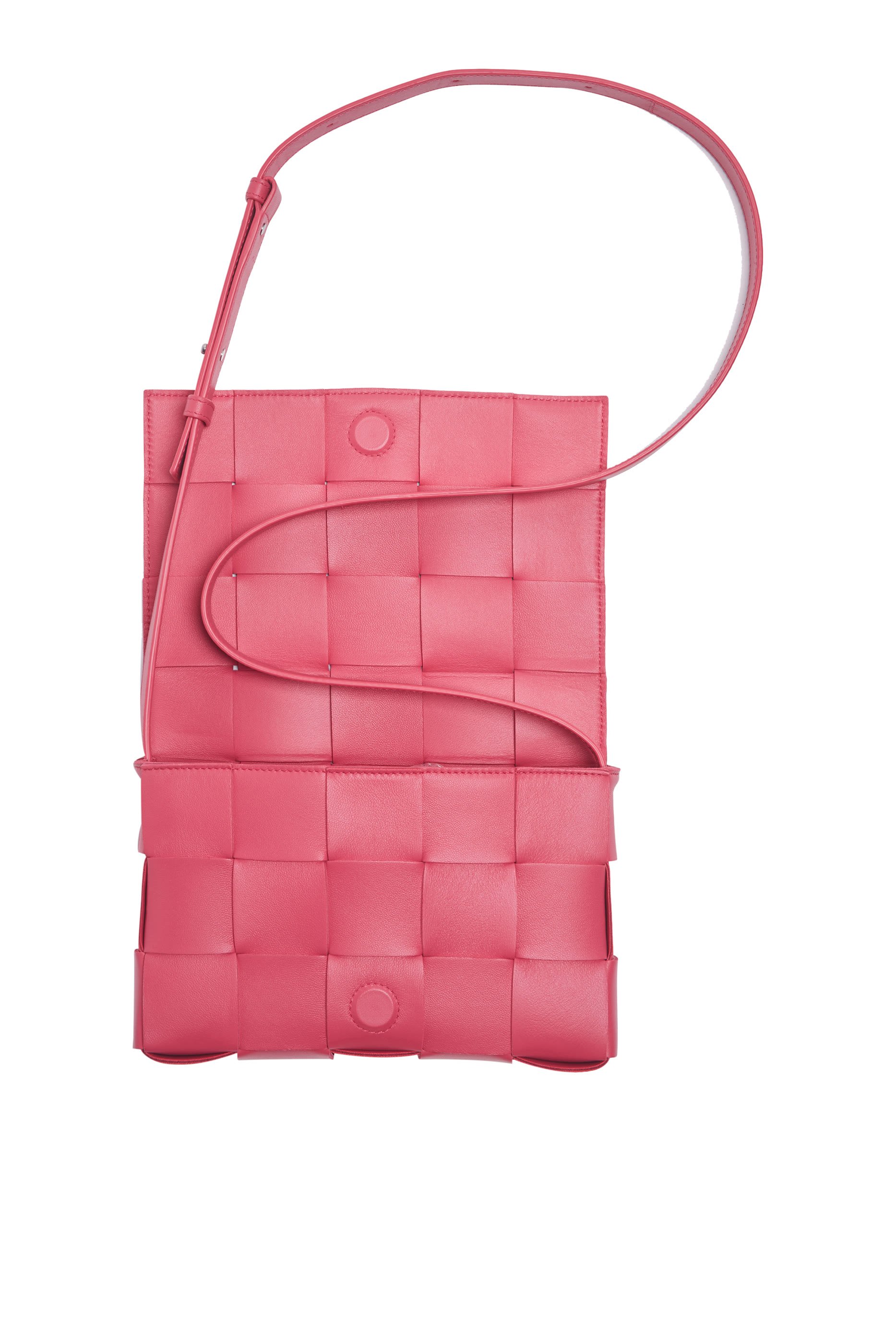 حقيبة كروس كاسيت مجدولة