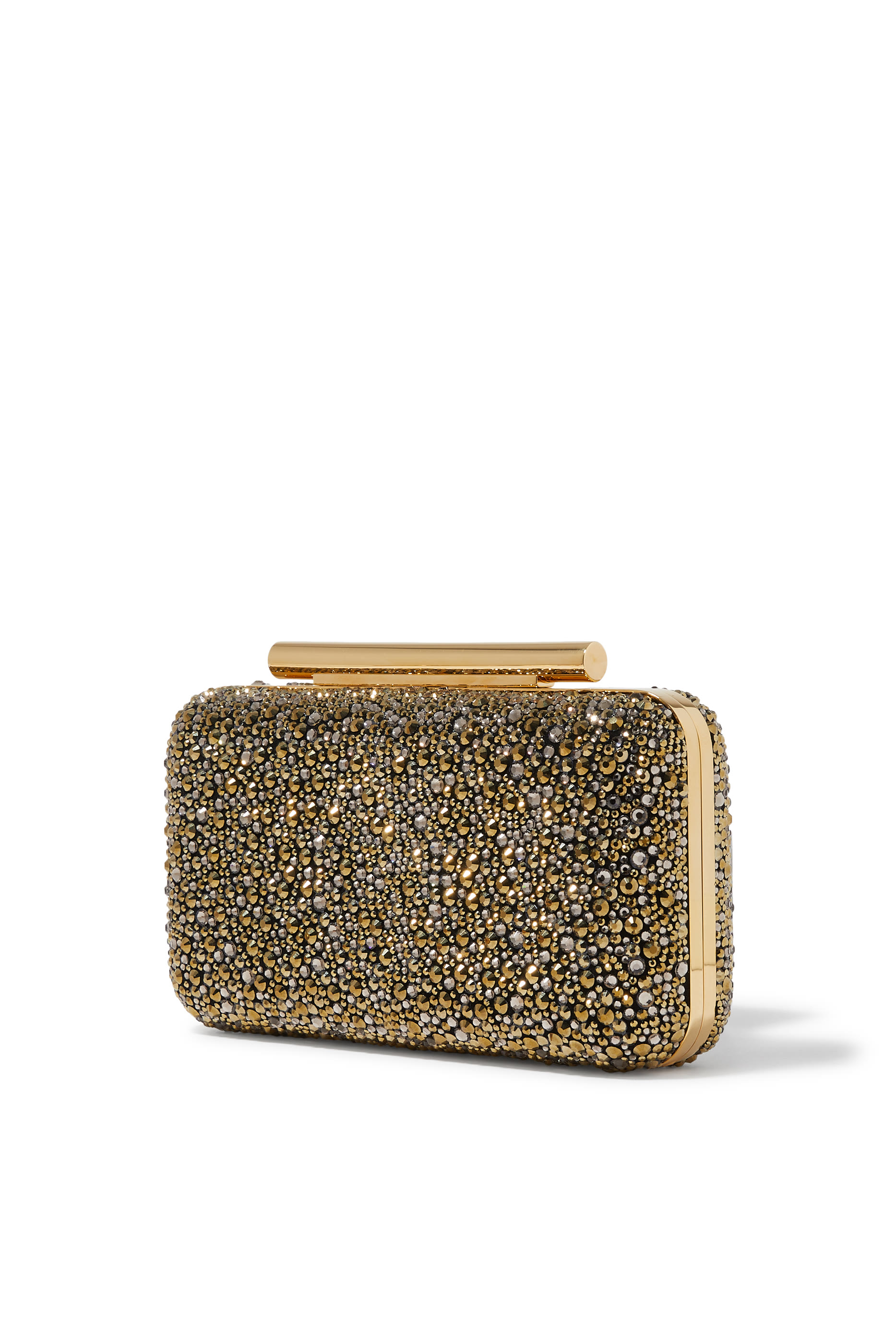 كلاتش بتصميم مربع وبحلية على شكل حرف T 