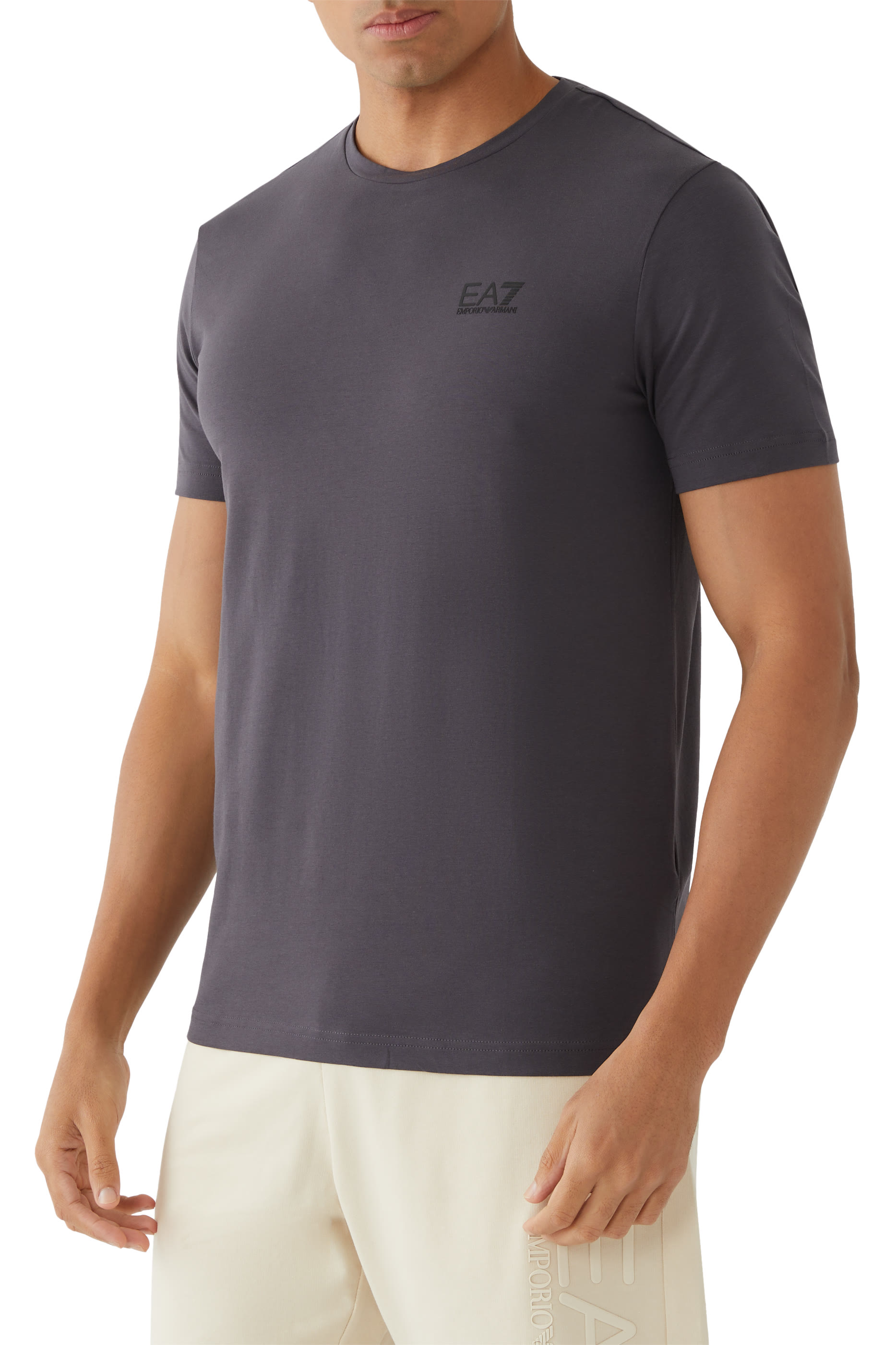 تيشيرت قطن بشعار الماركة