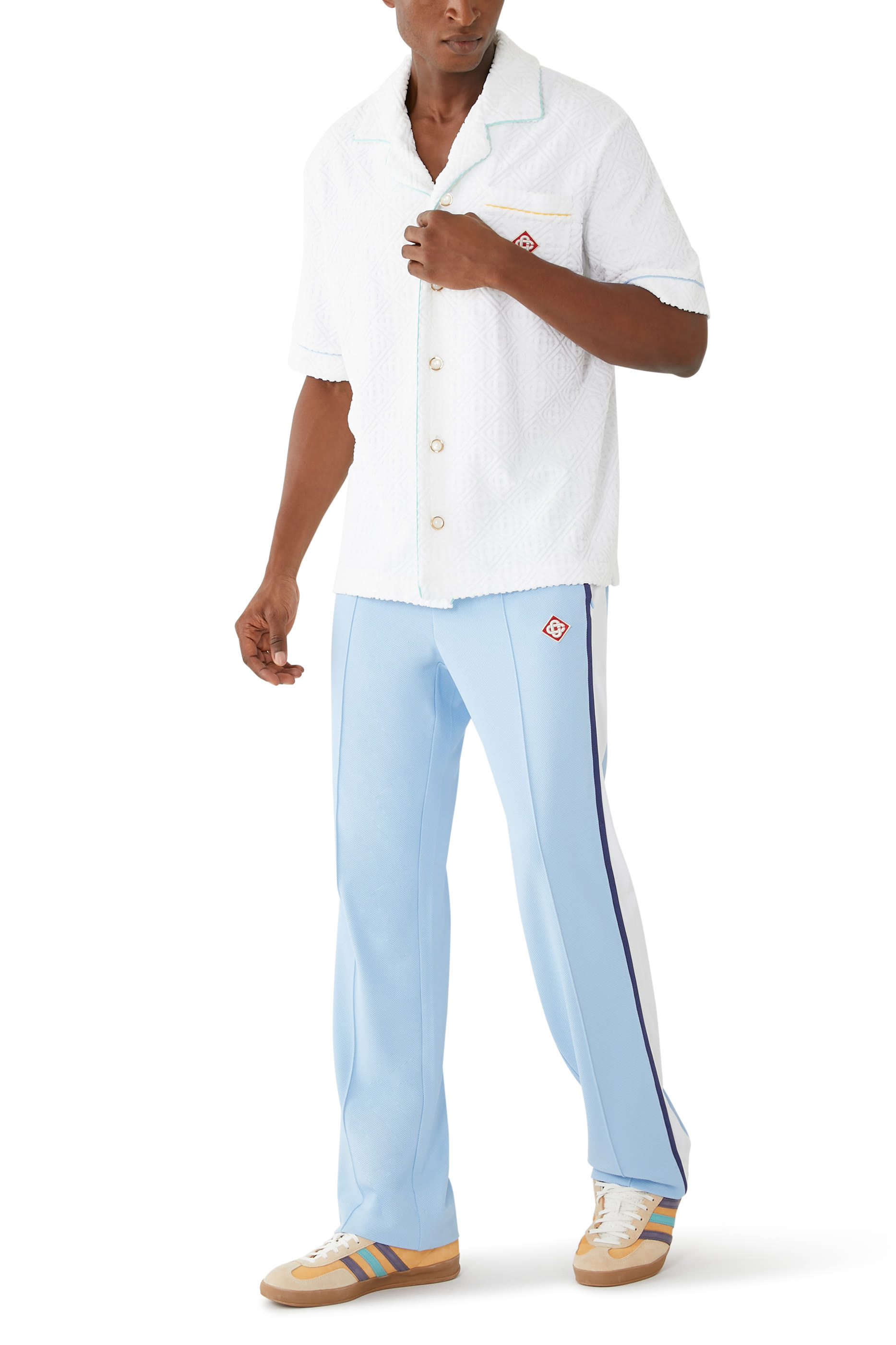 بنطال رياضي بشعار الماركة