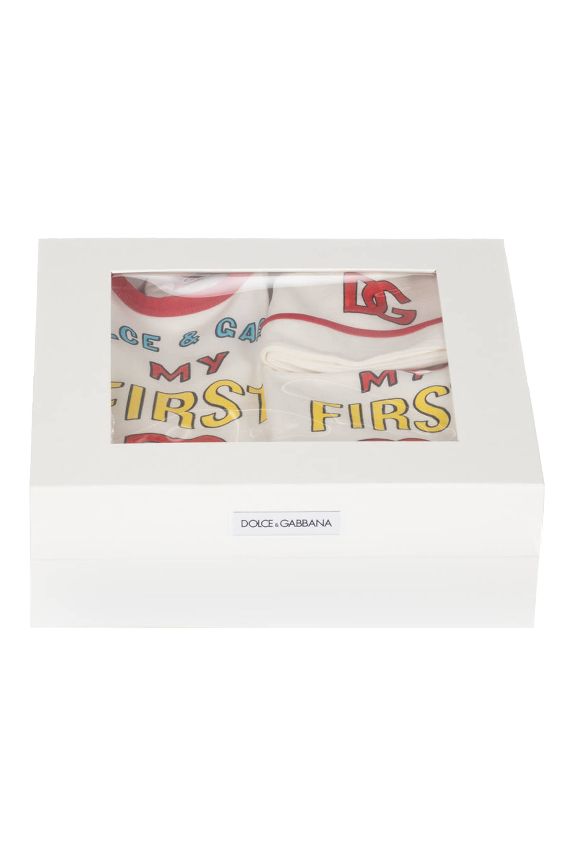 طقم بدلة نوم كاريتو للأطفال بطبعة شعار الماركة