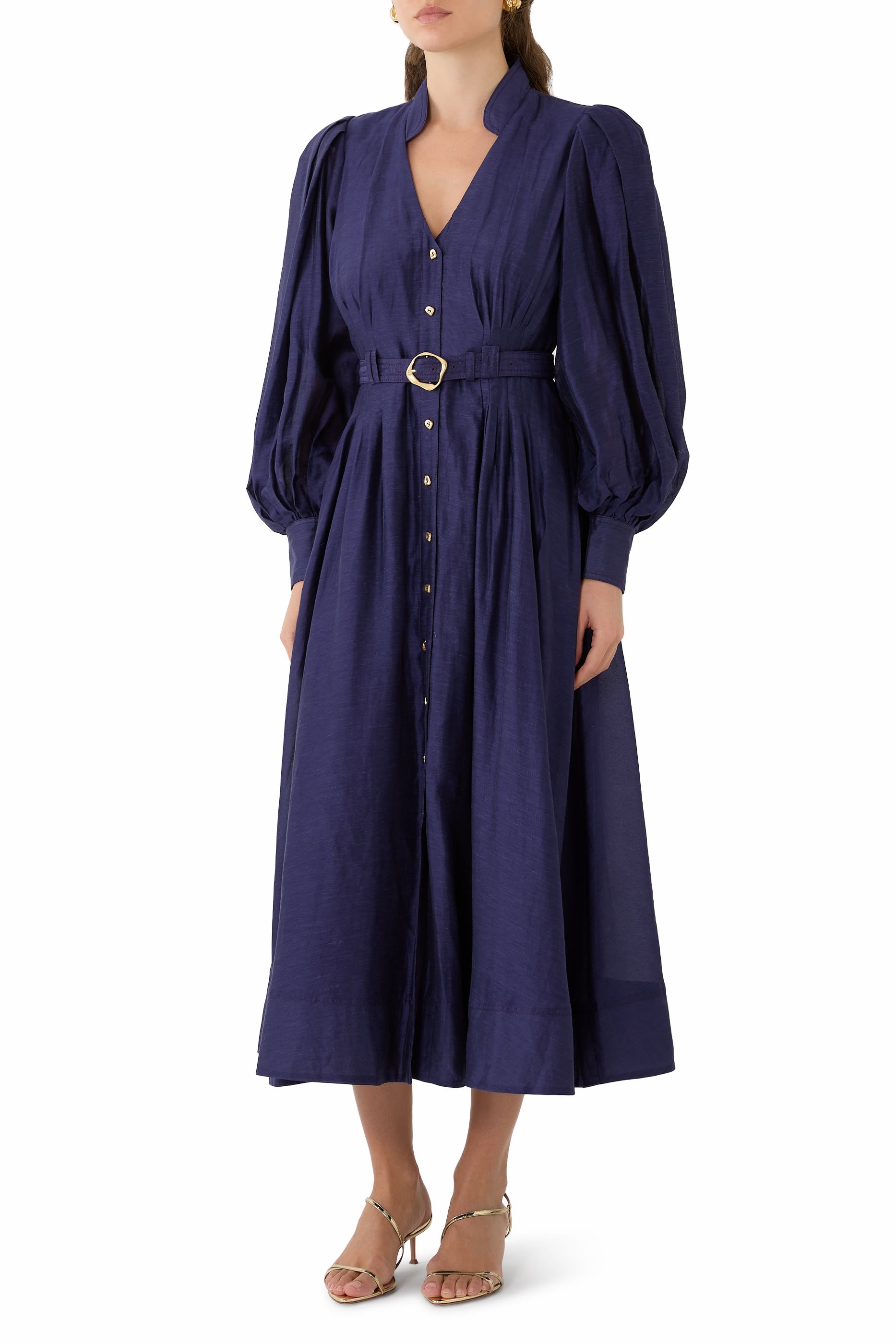 فستان سفيلا متوسط الطول