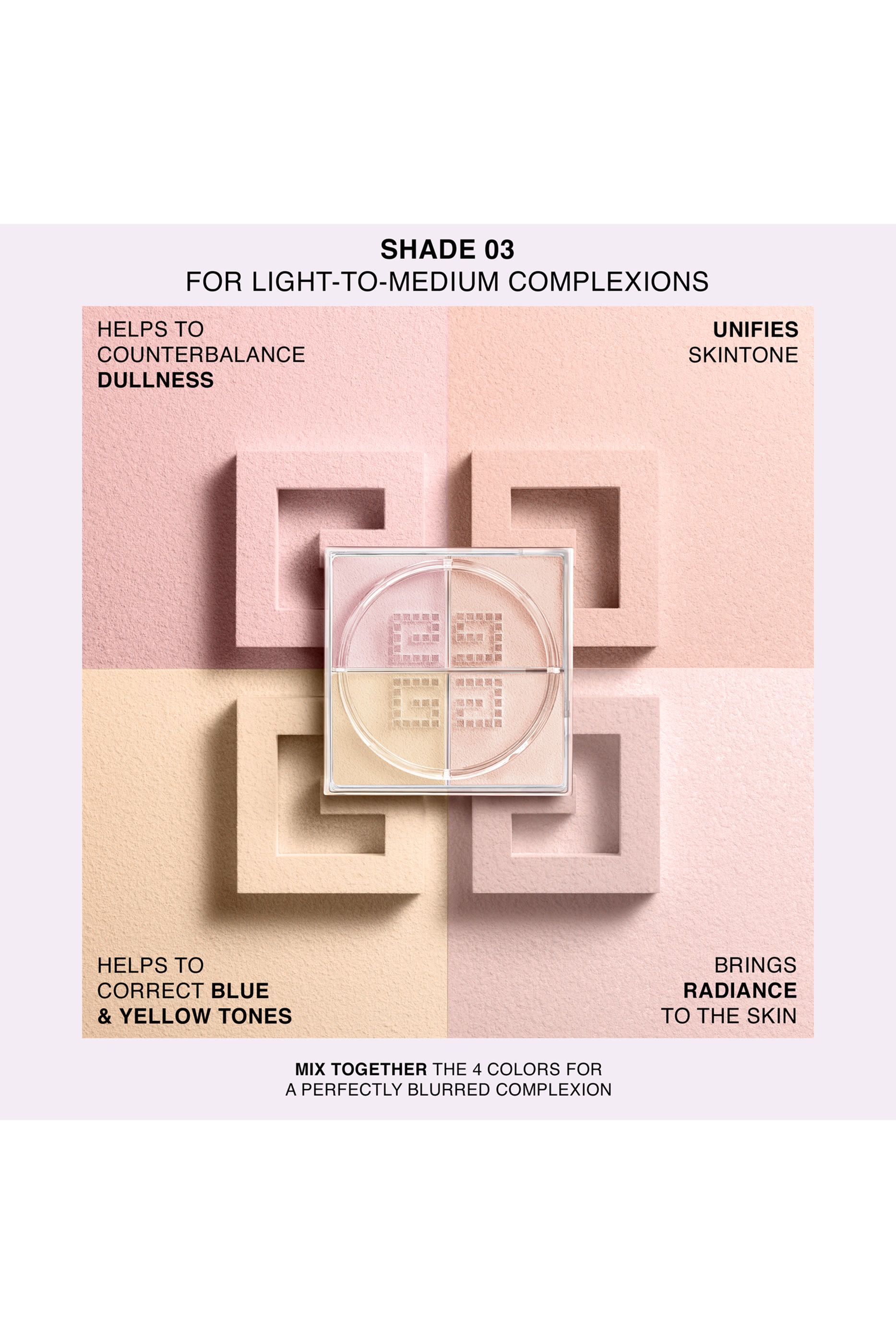 بودرة بريزم ليبر سائبة بأربعة ألوان