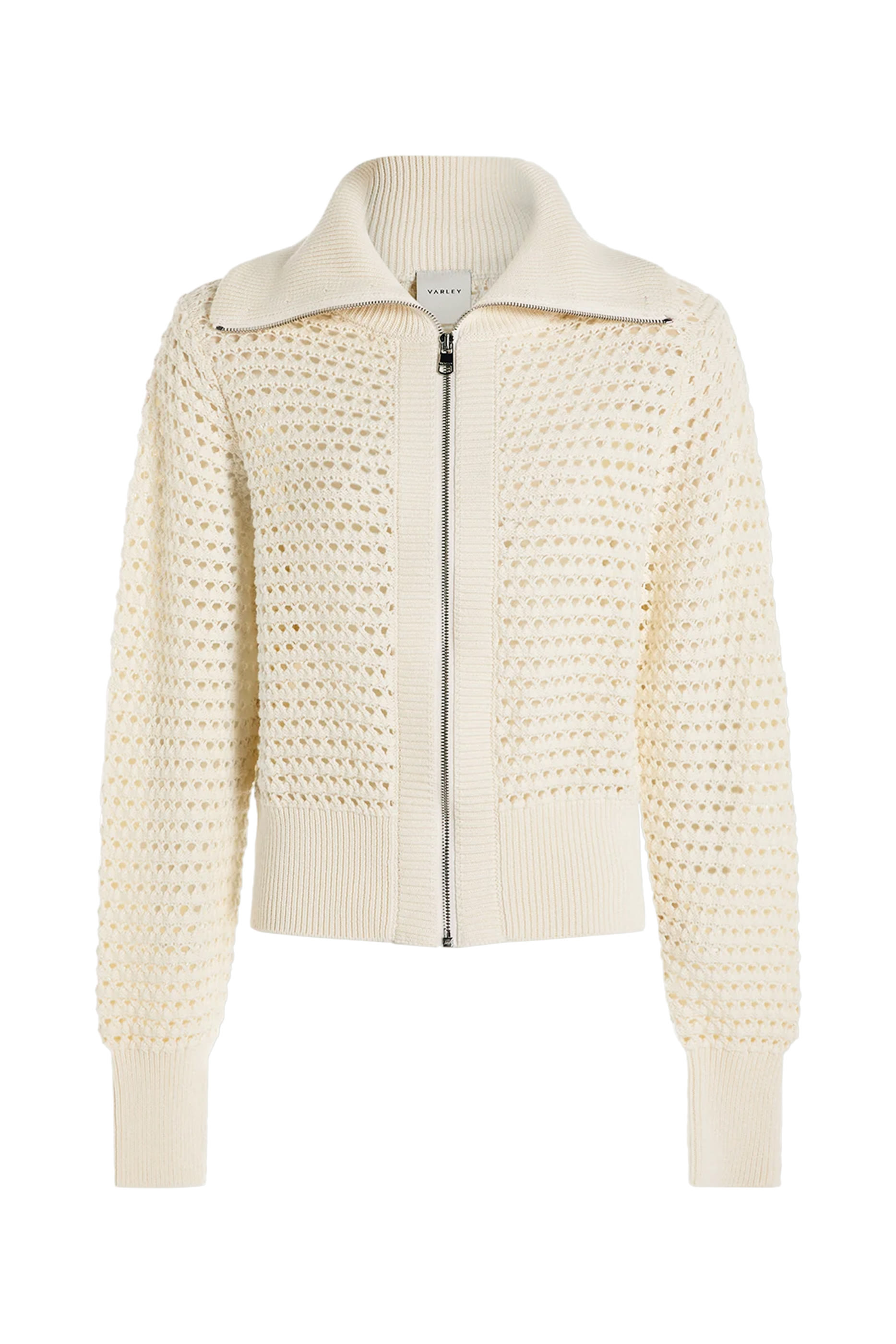 Eloise Zip-Through Knit Sweatshirt