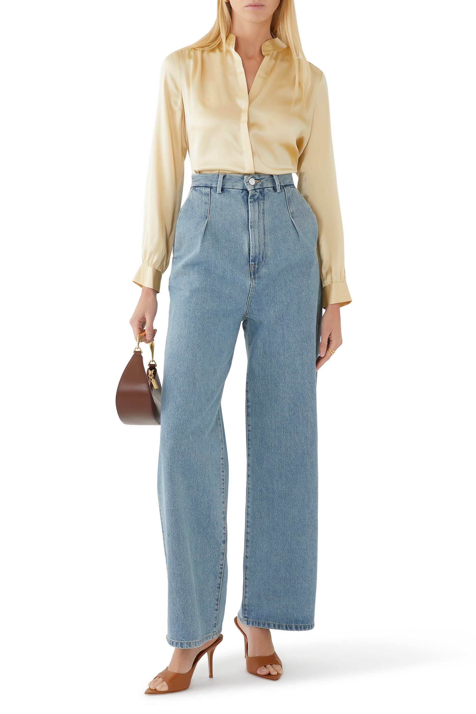 بلوزة بيانكا حرير